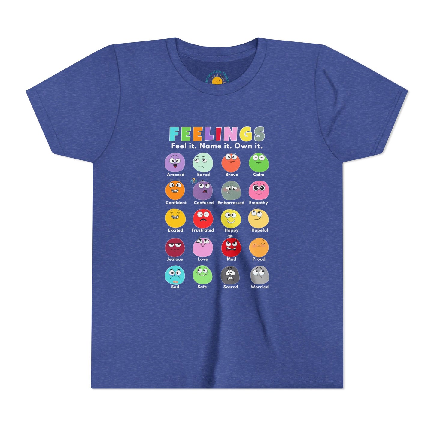 Feelings Chart Youth T-Shirt (BC3001Y)
