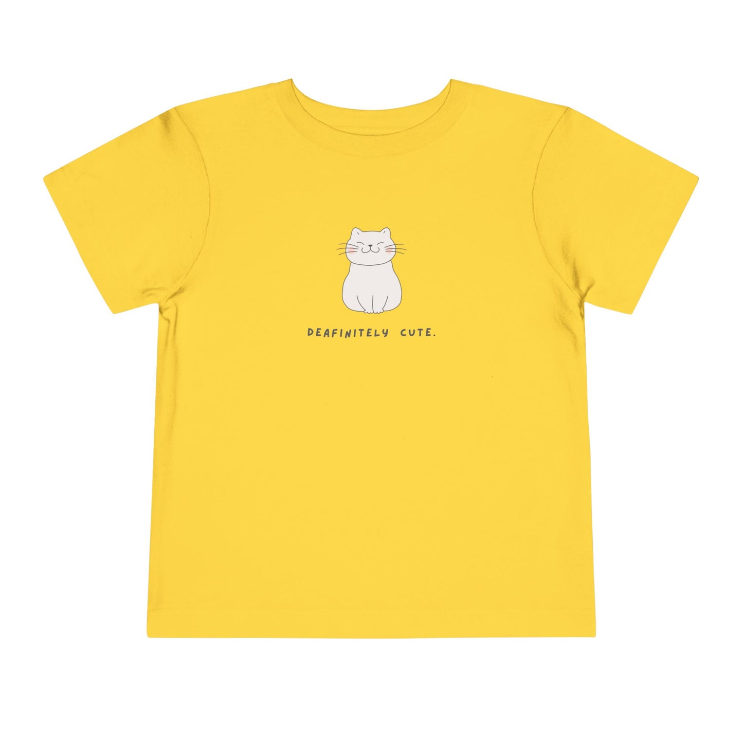 Deafinitely Cute Toddler T-Shirt (BC3001T)