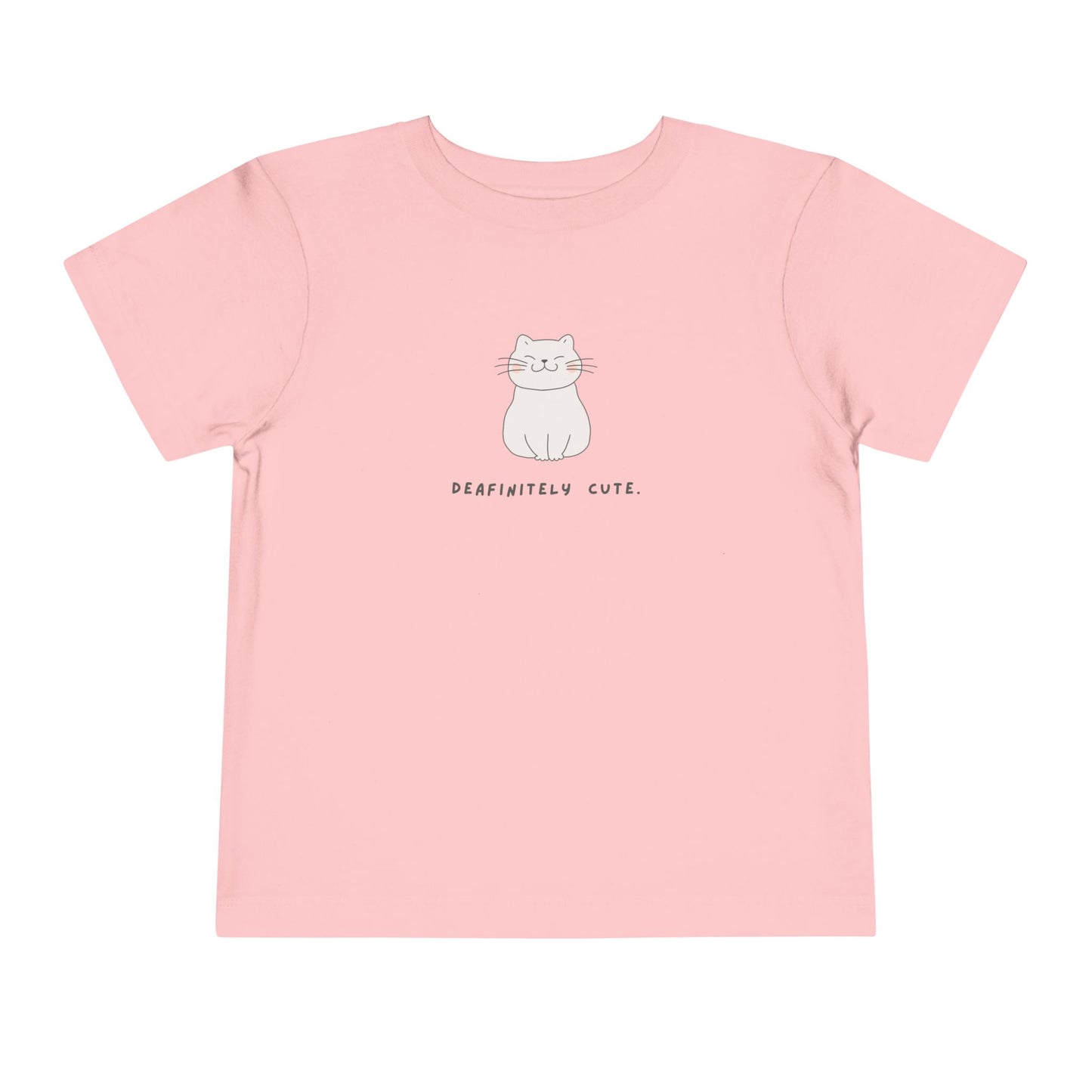 Deafinitely Cute Toddler T-Shirt (BC3001T)