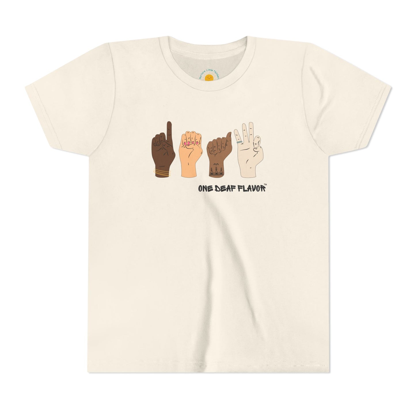 ASL Deaf Inclusive Youth T-Shirt (BC3001Y)