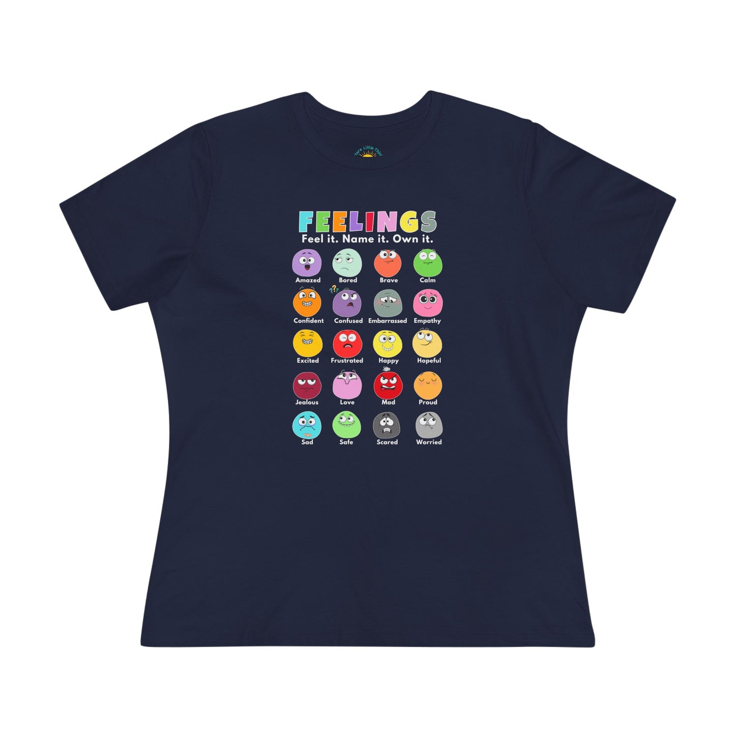 Feelings Chart Women's Jersey T-Shirt (BC6400, Relaxed Fit)
