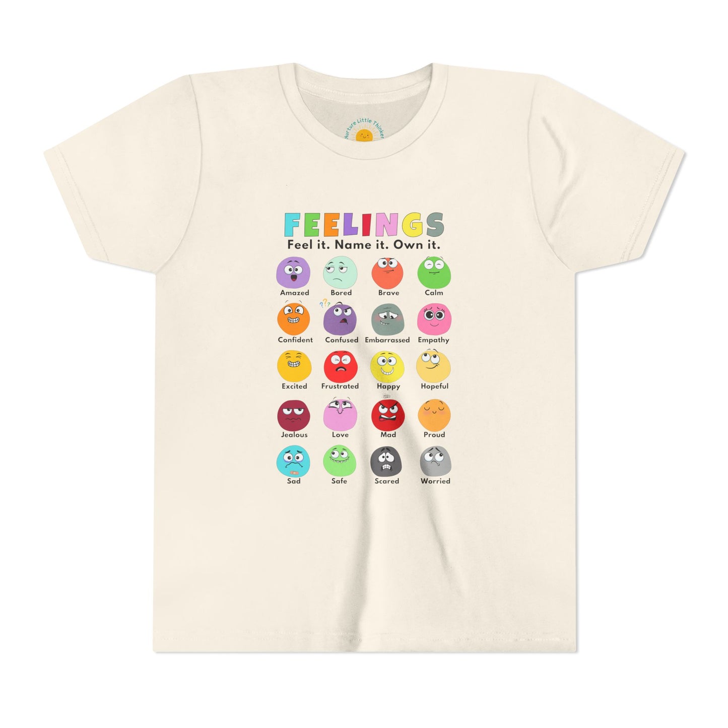 Feelings Chart Youth T-Shirt (BC3001Y)