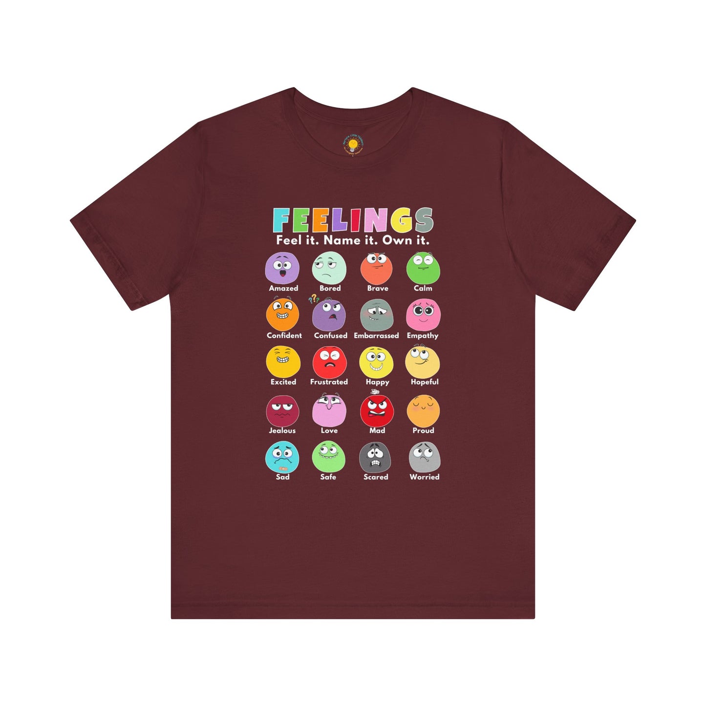 Feelings Chart Unisex Jersey T-Shirt (BC 3001)