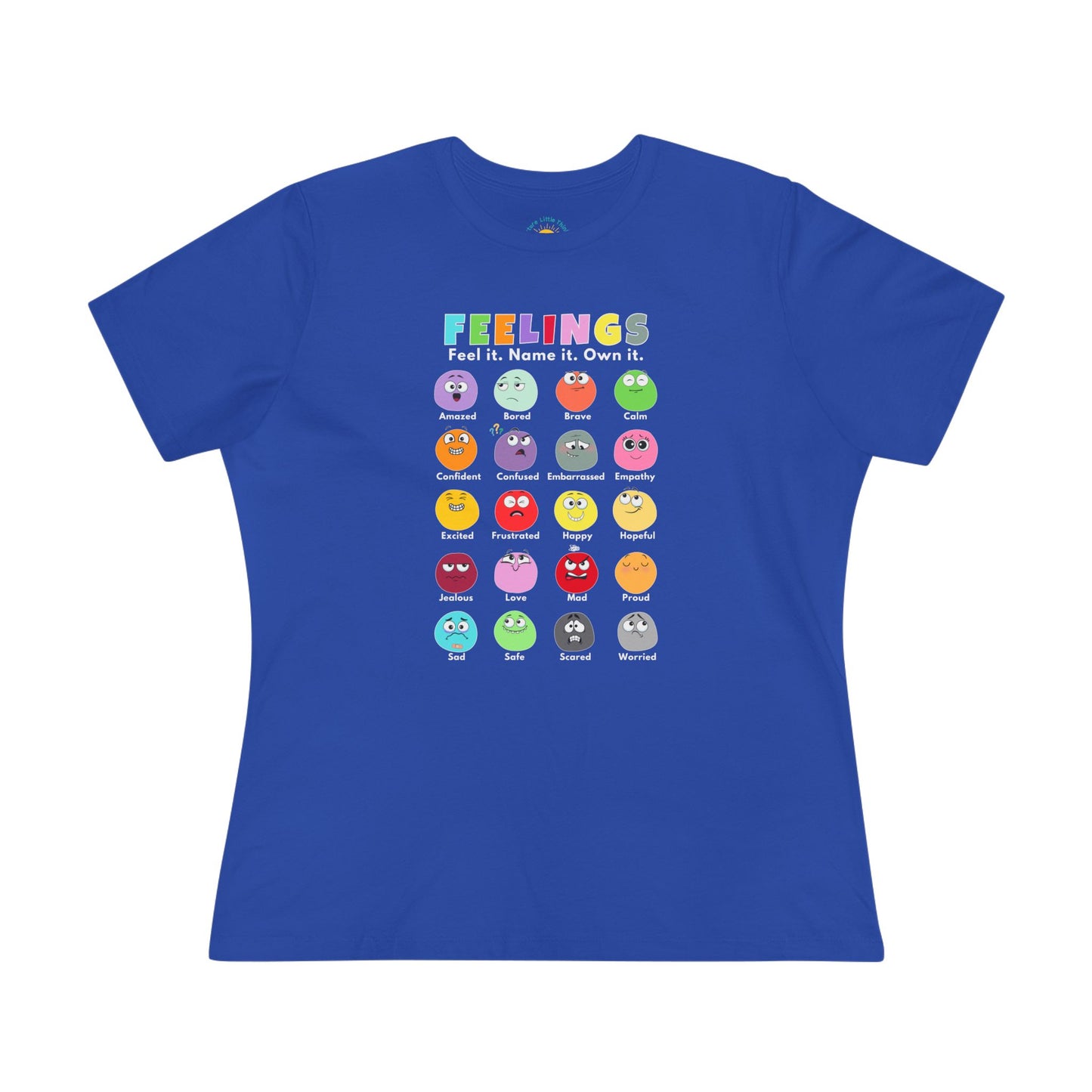 Feelings Chart Women's Jersey T-Shirt (BC6400, Relaxed Fit)