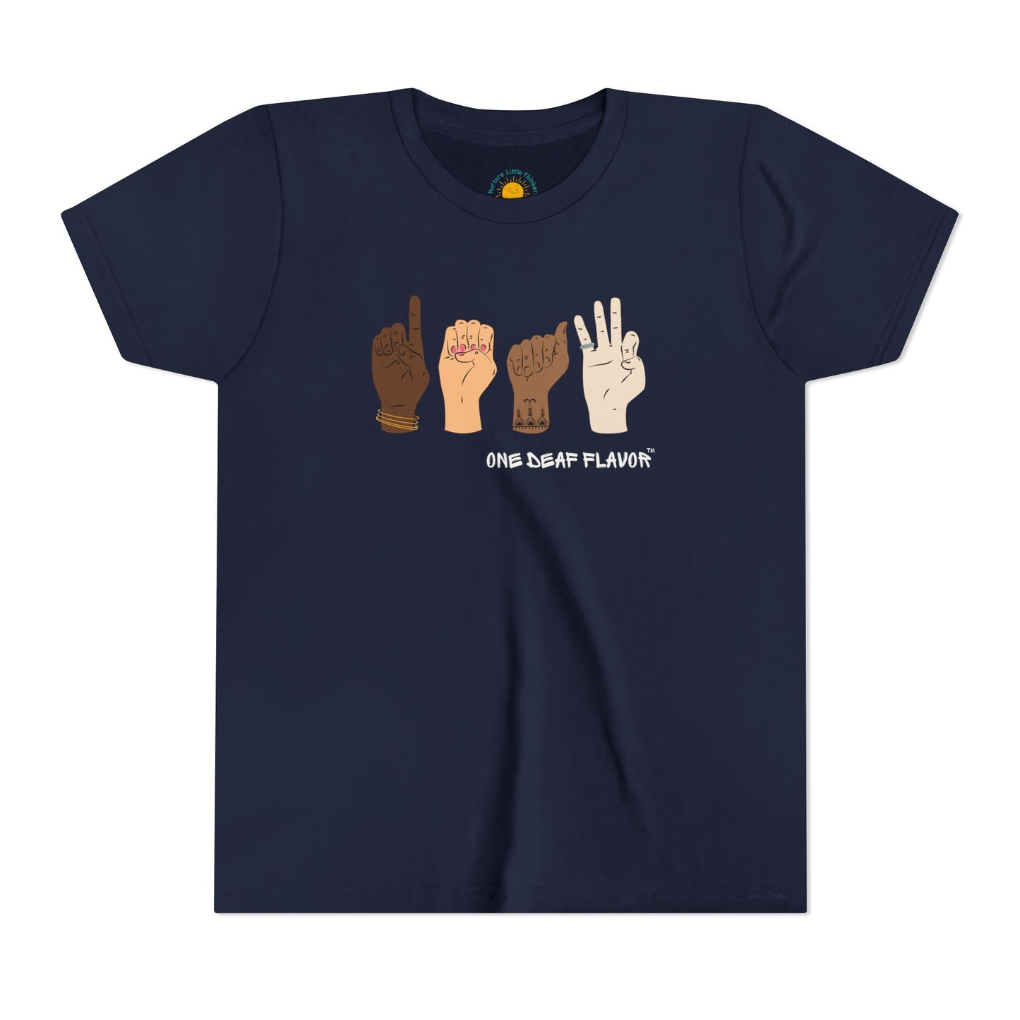 ASL Deaf Inclusive Youth T-Shirt (BC3001Y)