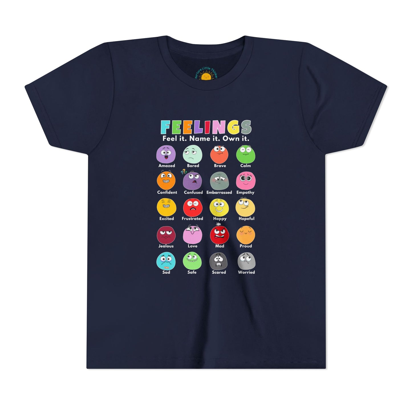 Feelings Chart Youth T-Shirt (BC3001Y)