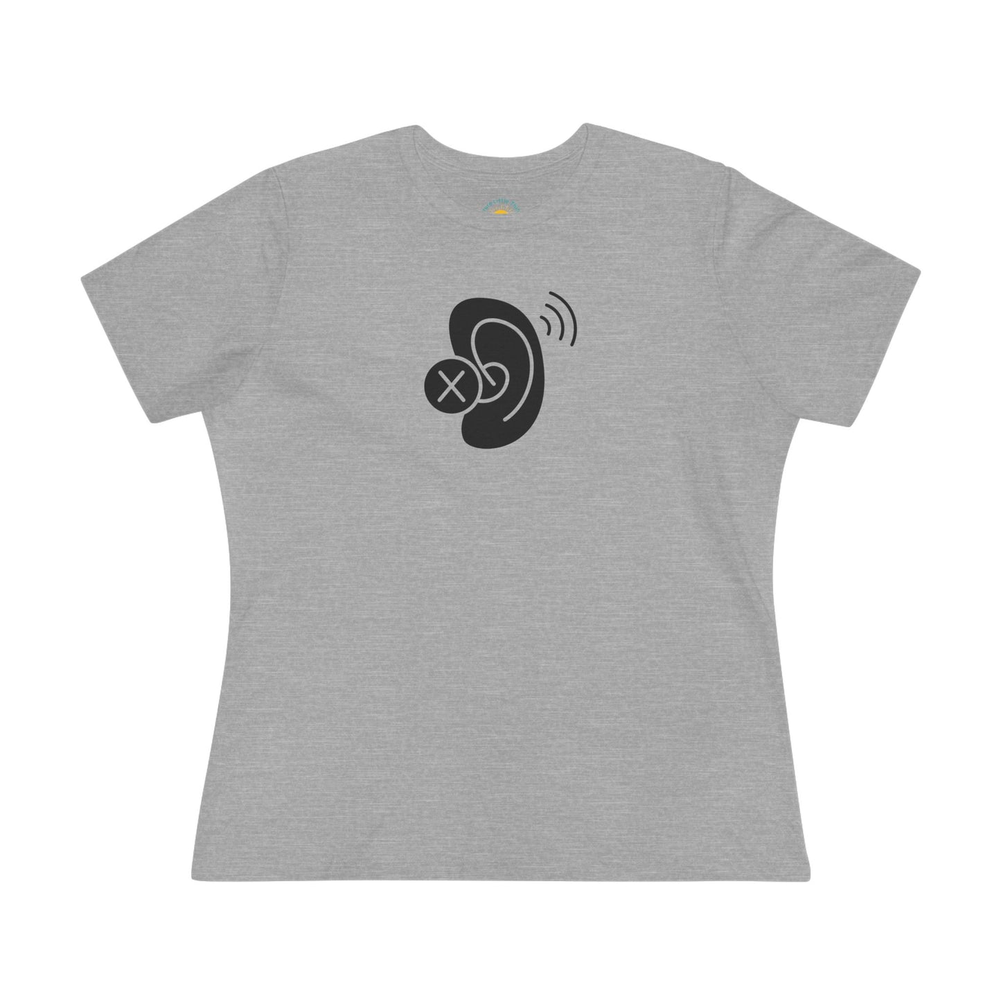 Deaf Ear Women's Jersey T-Shirt (BC6400, Relaxed Fit)