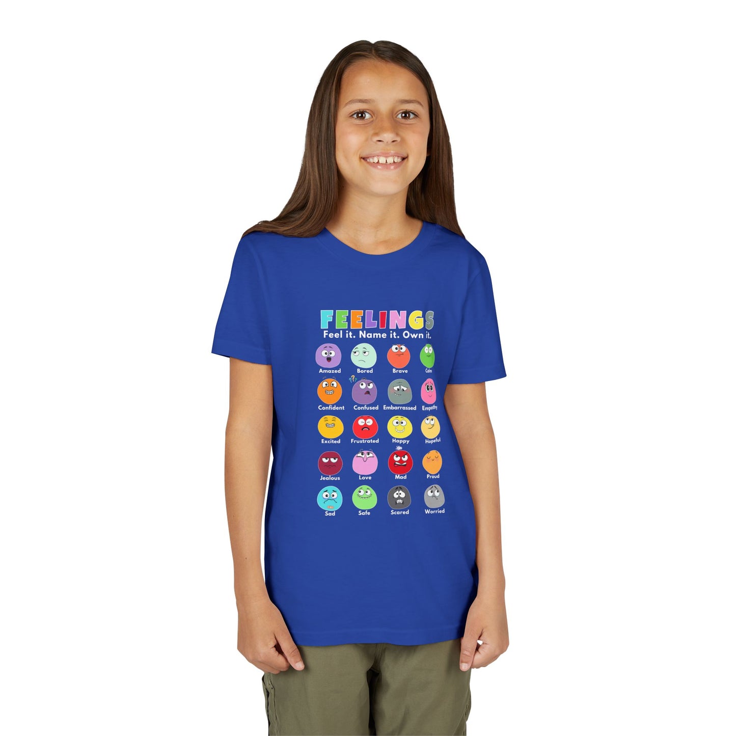 Feelings Chart Youth T-Shirt (BC3001Y)