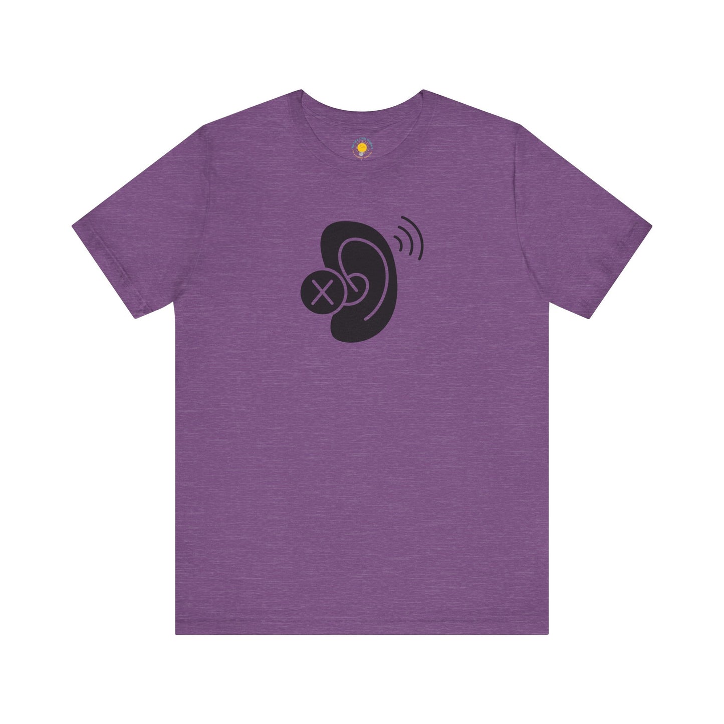 Deaf Ear Unisex Jersey Short Sleeve T-Shirt (BC3001, Heather Colors)