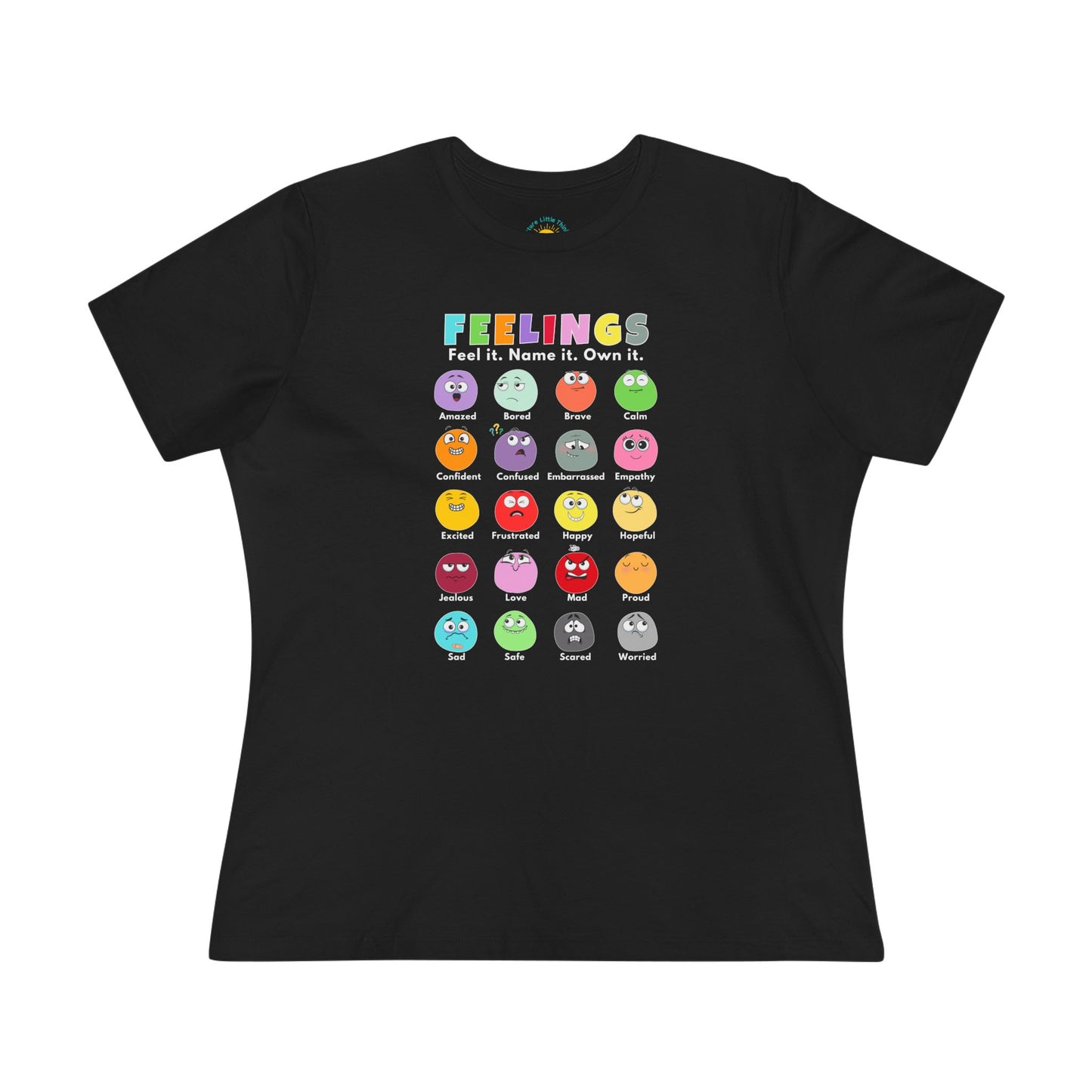 Feelings Chart Women's Jersey T-Shirt (BC6400, Relaxed Fit)