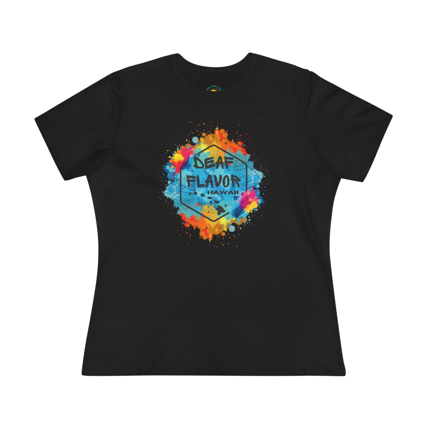 Deaf Flavor Hawaii Women's Jersey T-Shirt (BC6400, Relaxed Fit)