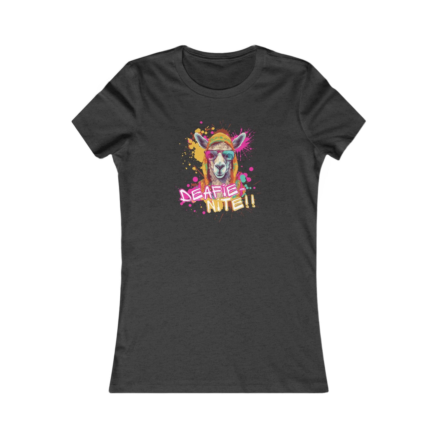 Deafie Nite Women's Favorite Tee (BC6004, Slim Fit)