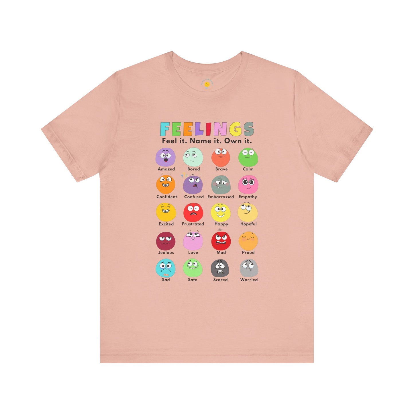 Feelings Chart Unisex Jersey T-Shirt (BC 3001)