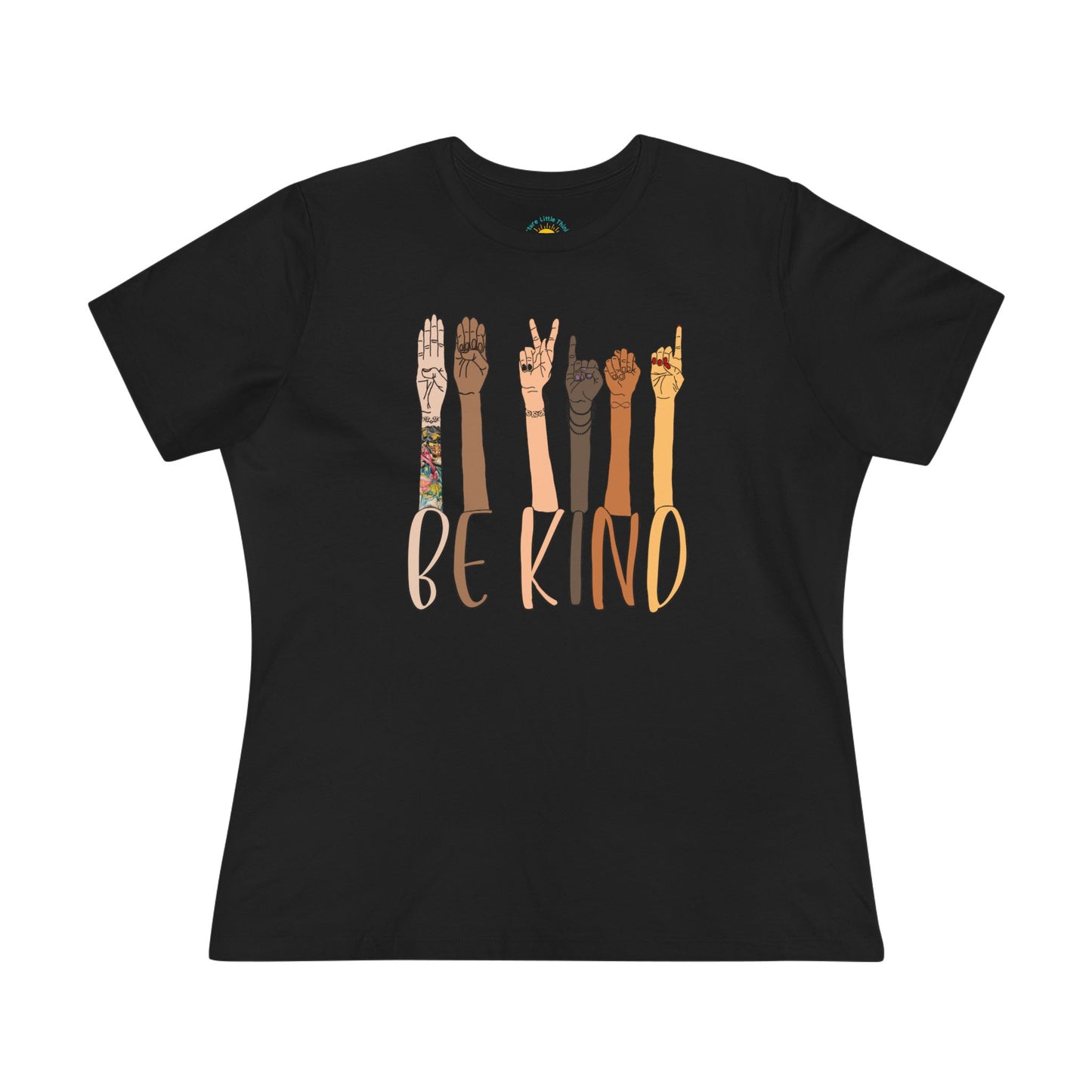 ASL Be Kind Women's Jersey T-Shirt (BC6400, Relaxed Fit)