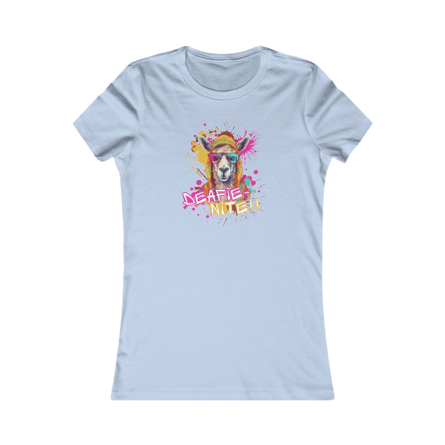 Deafie Nite Women's Favorite Tee (BC6004, Slim Fit)