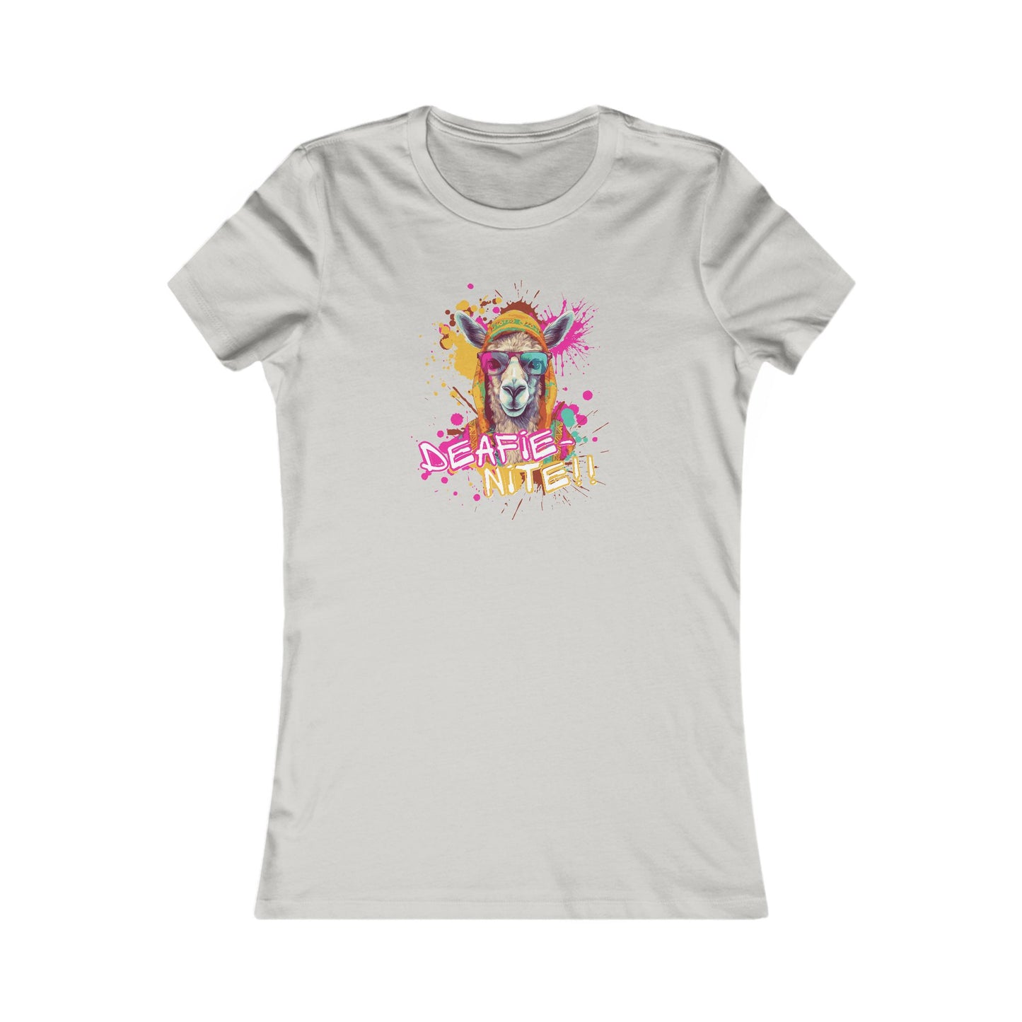 Deafie Nite Women's Favorite Tee (BC6004, Slim Fit)