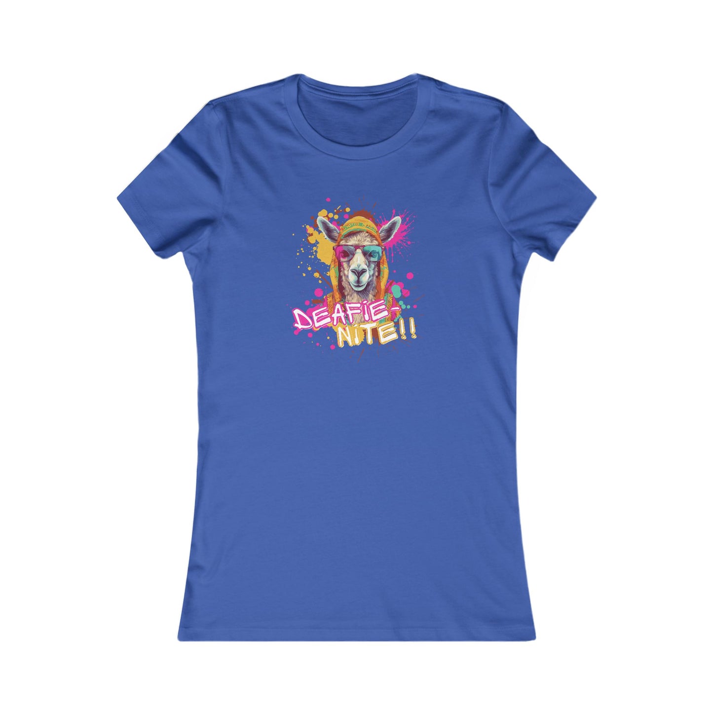 Deafie Nite Women's Favorite Tee (BC6004, Slim Fit)