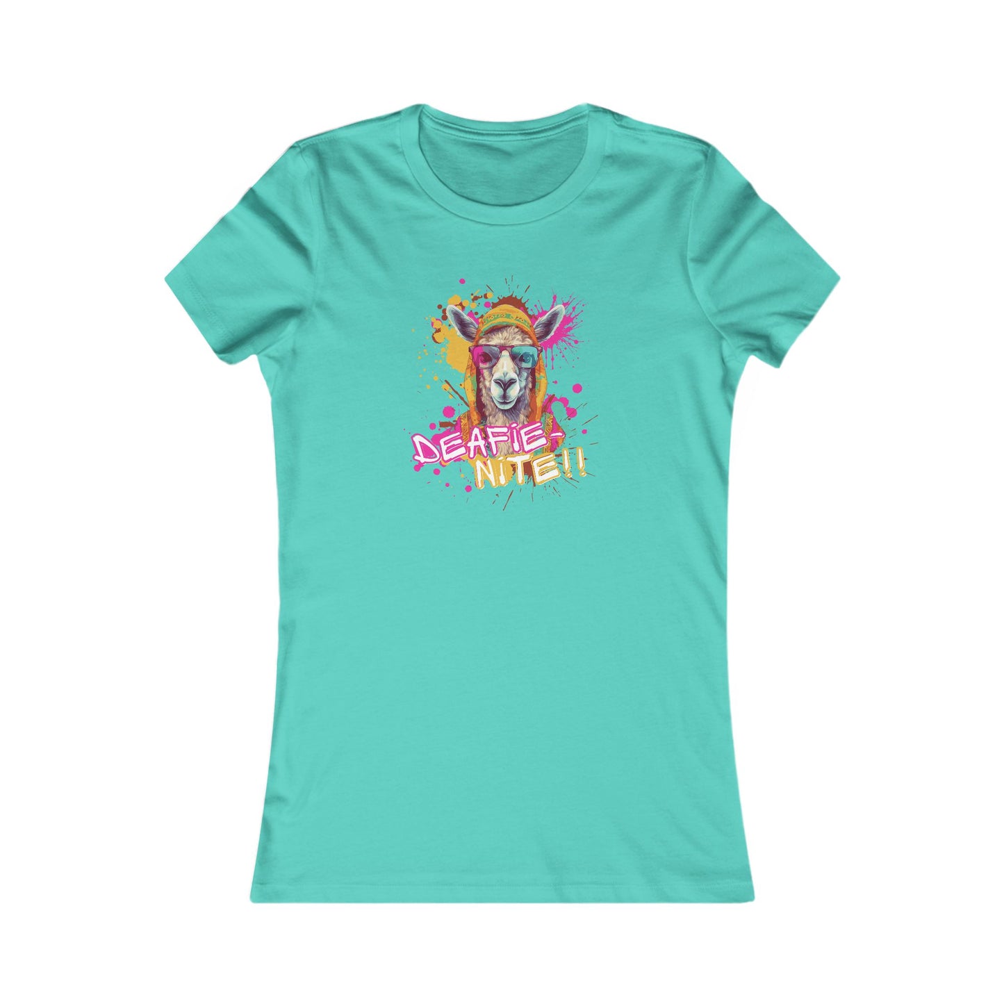 Deafie Nite Women's Favorite Tee (BC6004, Slim Fit)