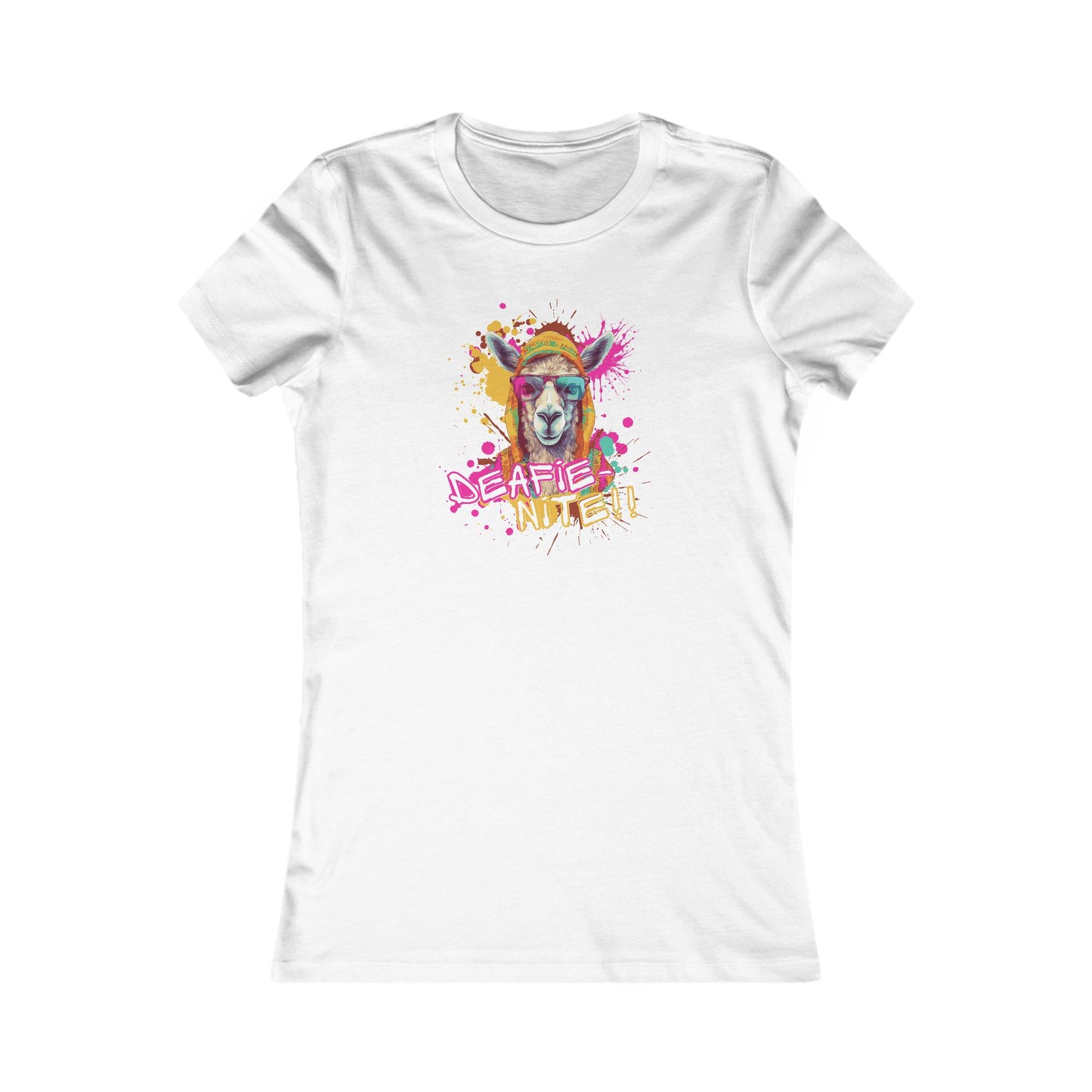 Deafie Nite Women's Favorite Tee (BC6004, Slim Fit)