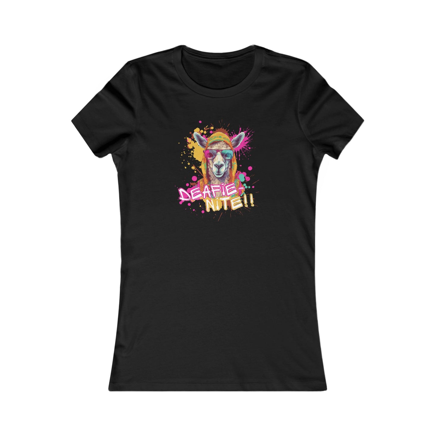 Deafie Nite Women's Favorite Tee (BC6004, Slim Fit)