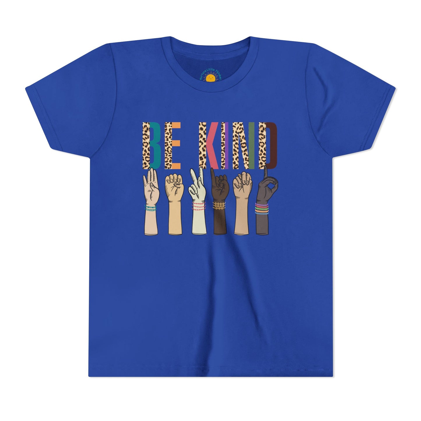 ASL Be Kind Youth T-Shirt (BC3001Y)