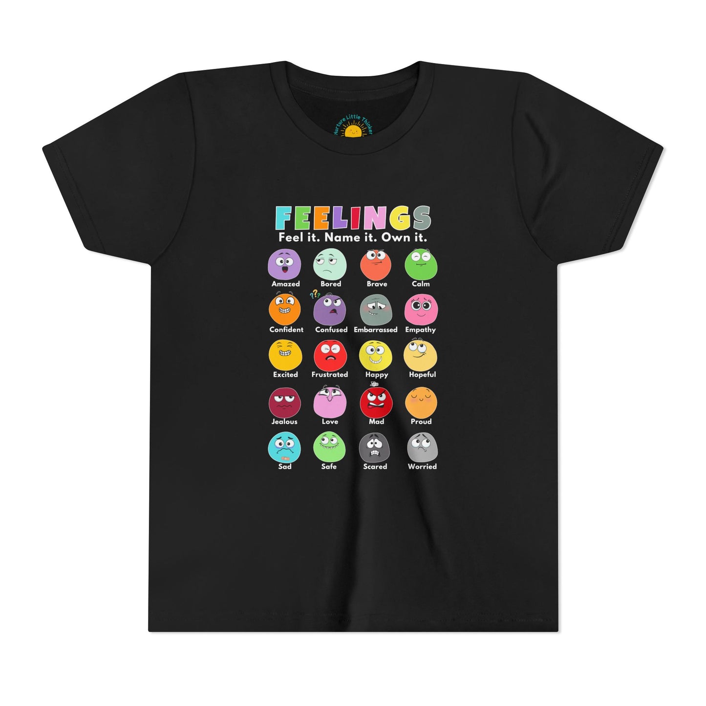 Feelings Chart Youth T-Shirt (BC3001Y)