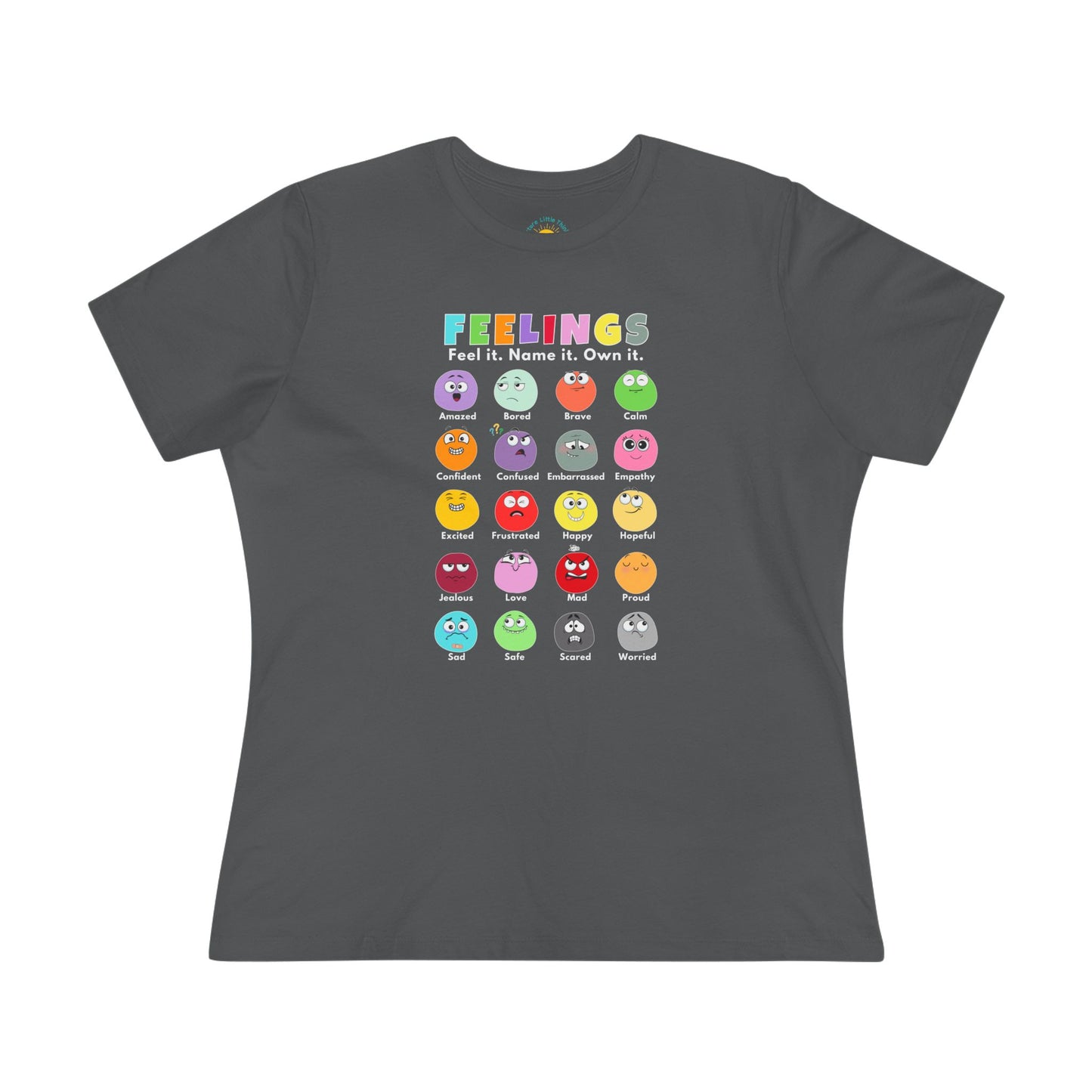 Feelings Chart Women's Jersey T-Shirt (BC6400, Relaxed Fit)