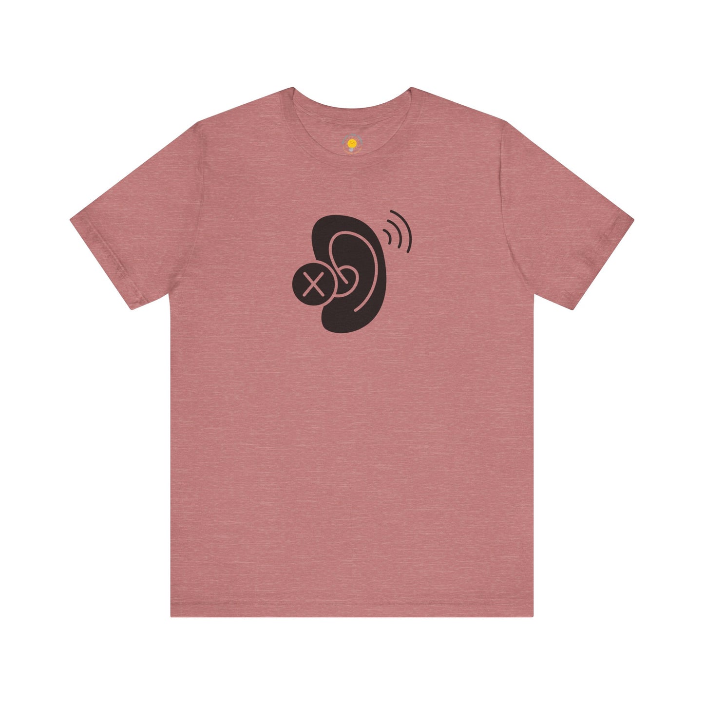 Deaf Ear Unisex Jersey Short Sleeve T-Shirt (BC3001, Heather Colors)