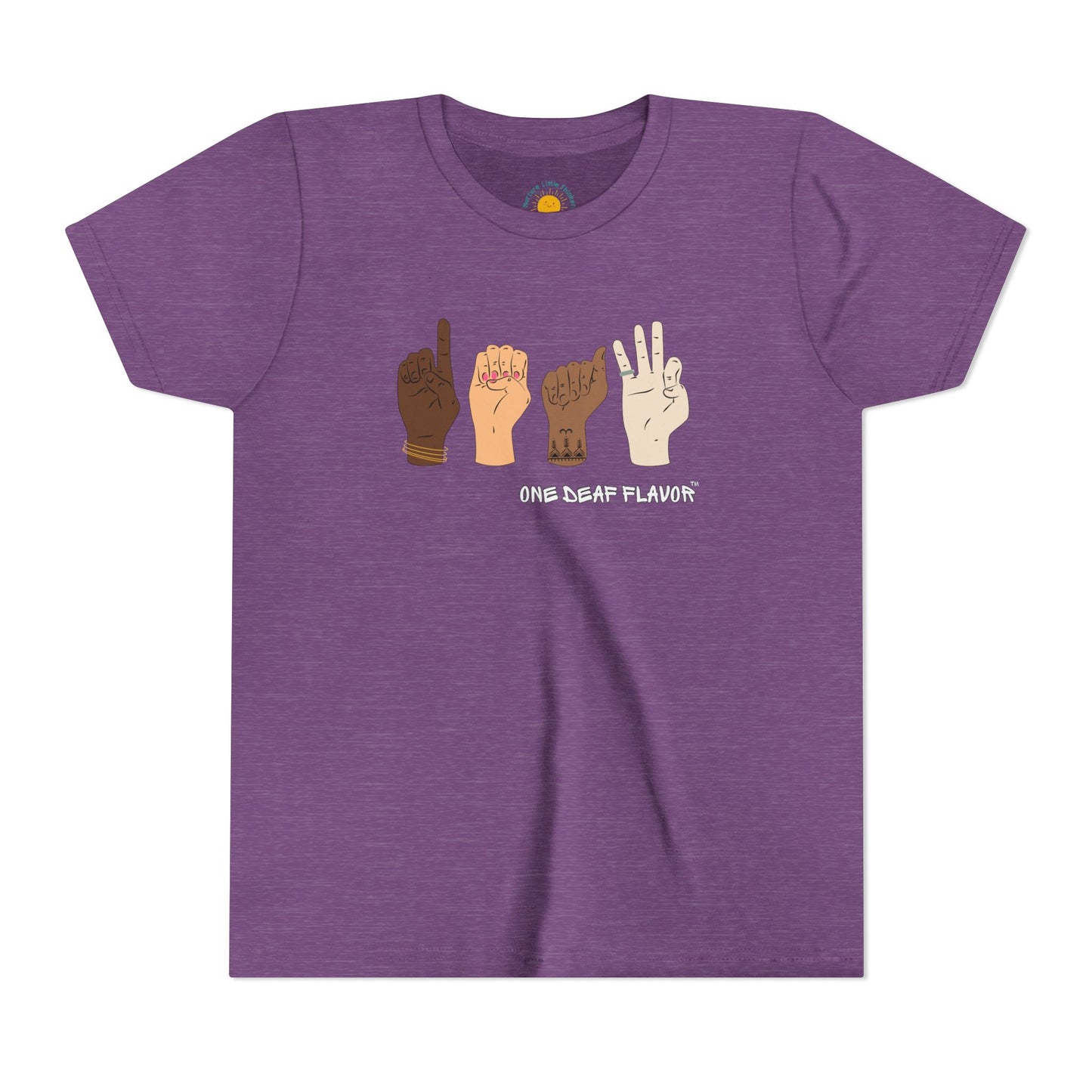 ASL Deaf Inclusive Youth T-Shirt (BC3001Y)