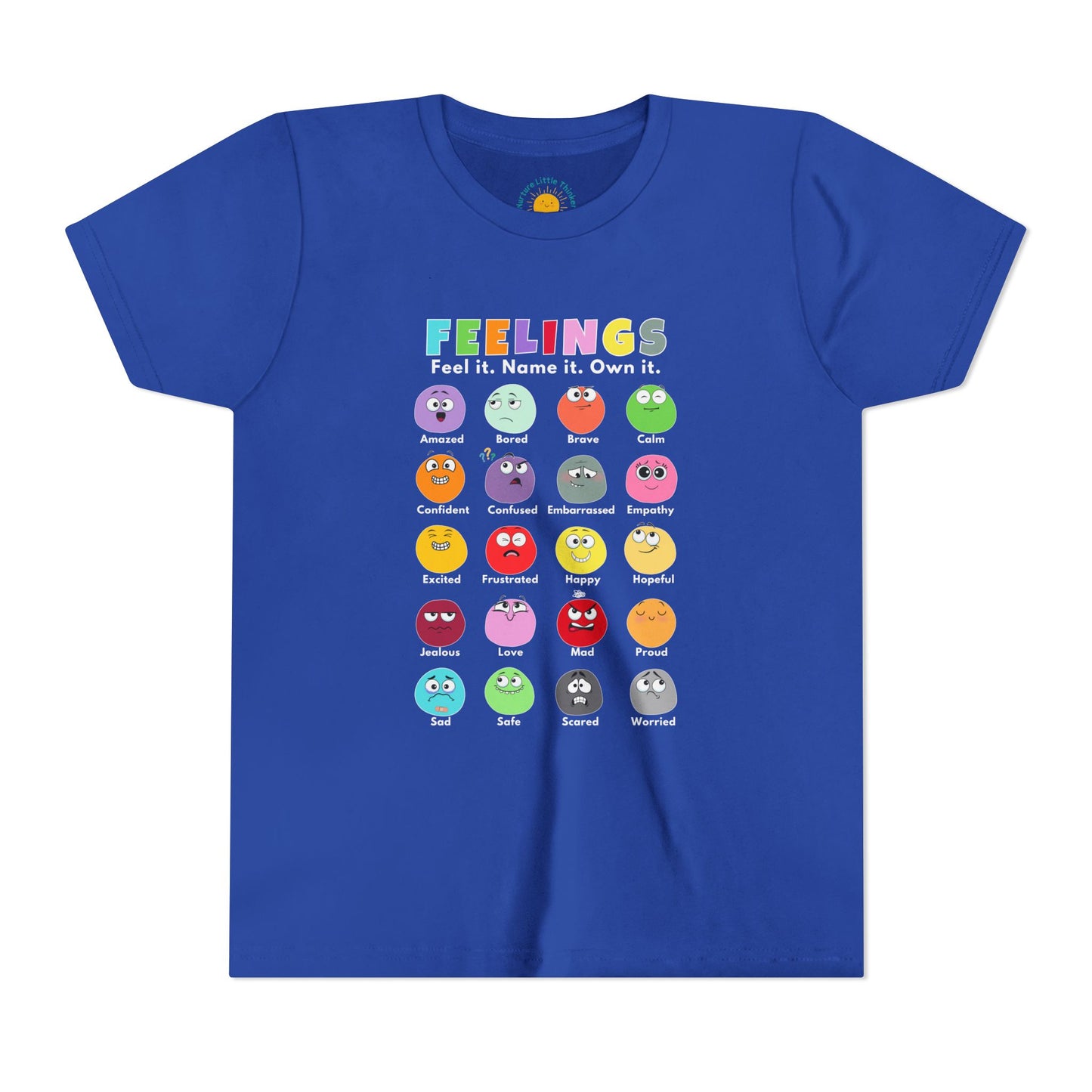 Feelings Chart Youth T-Shirt (BC3001Y)