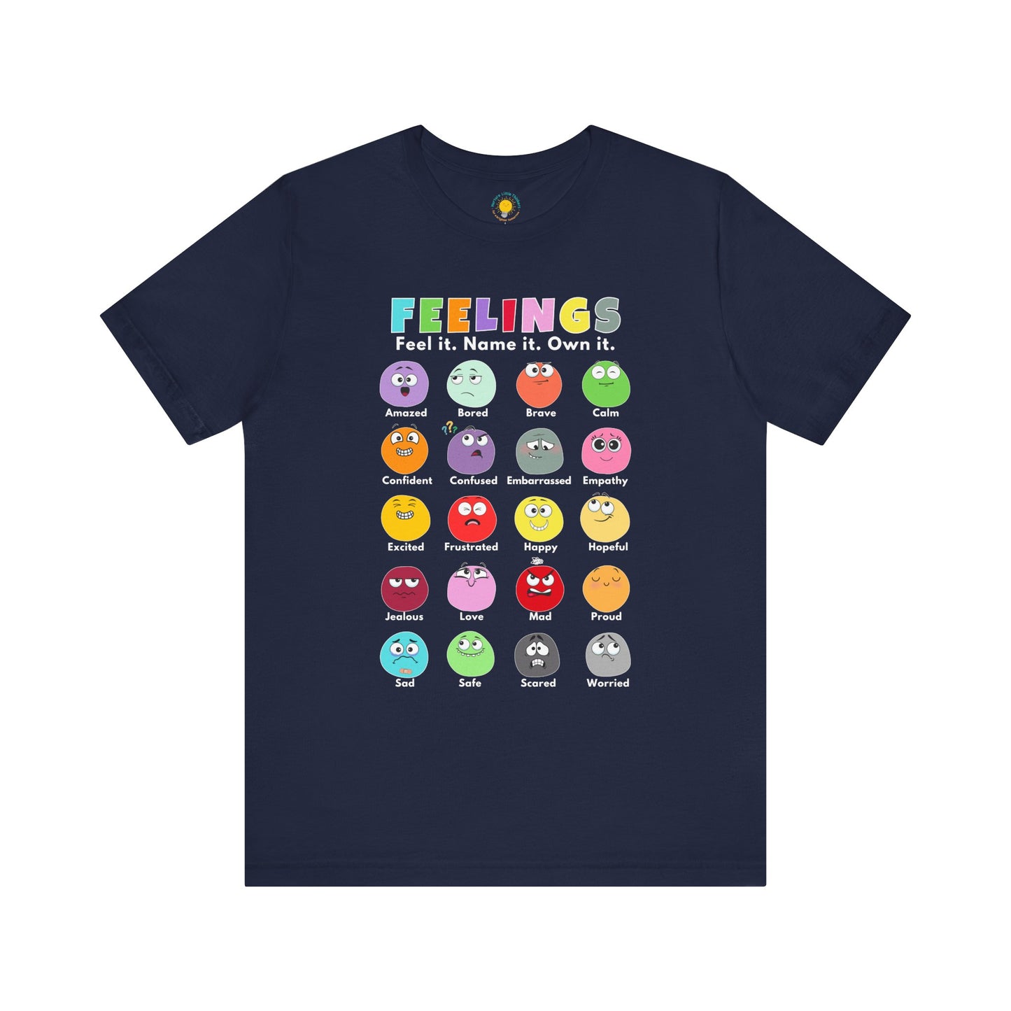 Feelings Chart Unisex Jersey T-Shirt (BC 3001)