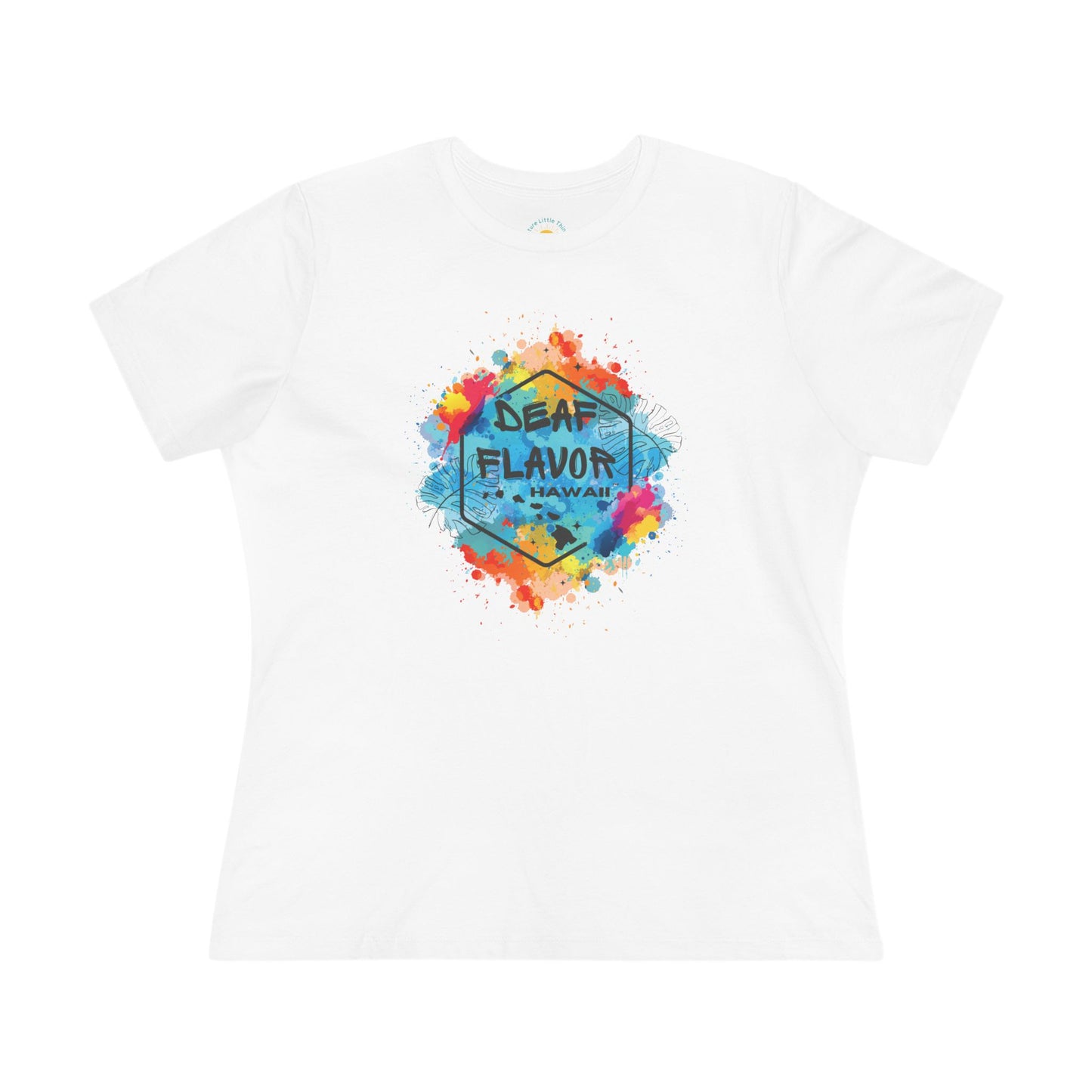 Deaf Flavor Hawaii Women's Jersey T-Shirt (BC6400, Relaxed Fit)