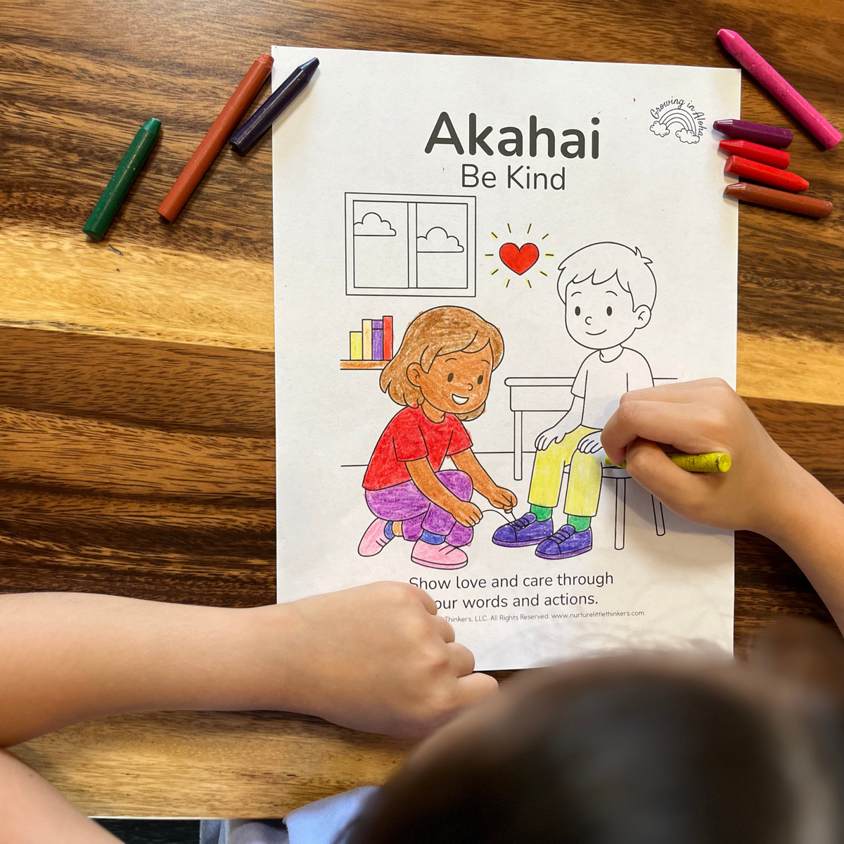 Growing in Aloha | Aloha Values Coloring Pages