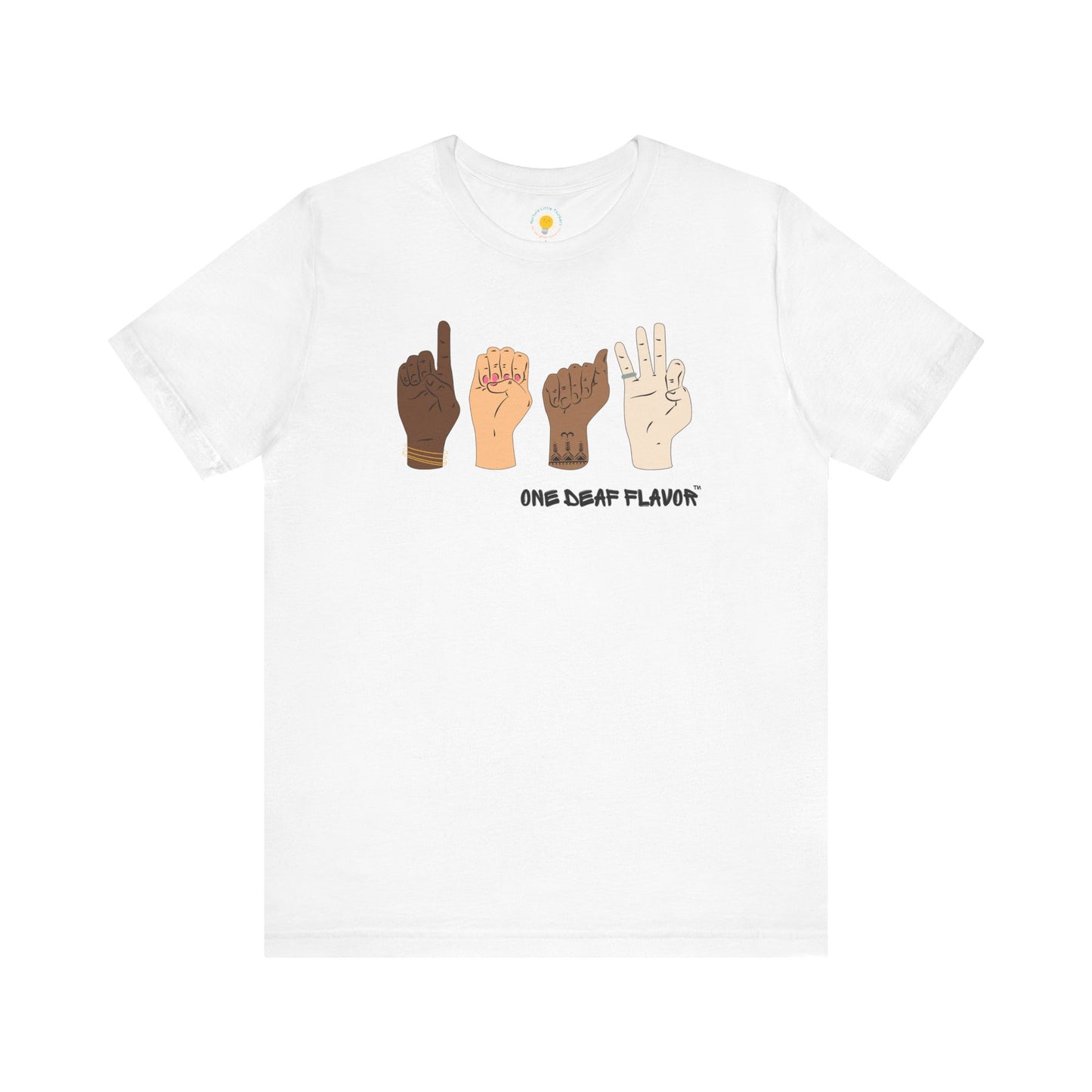 ASL Inclusive DEAF Unisex Jersey Short Sleeve T-Shirt (BC3001)