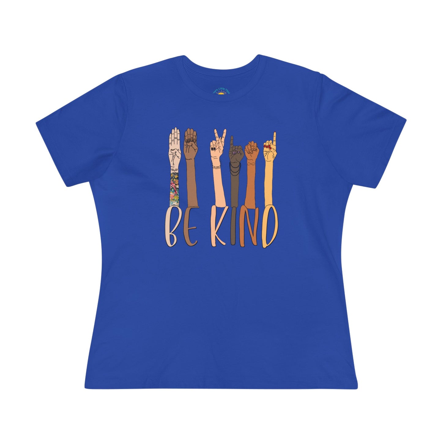 ASL Be Kind Women's Jersey T-Shirt (BC6400, Relaxed Fit)
