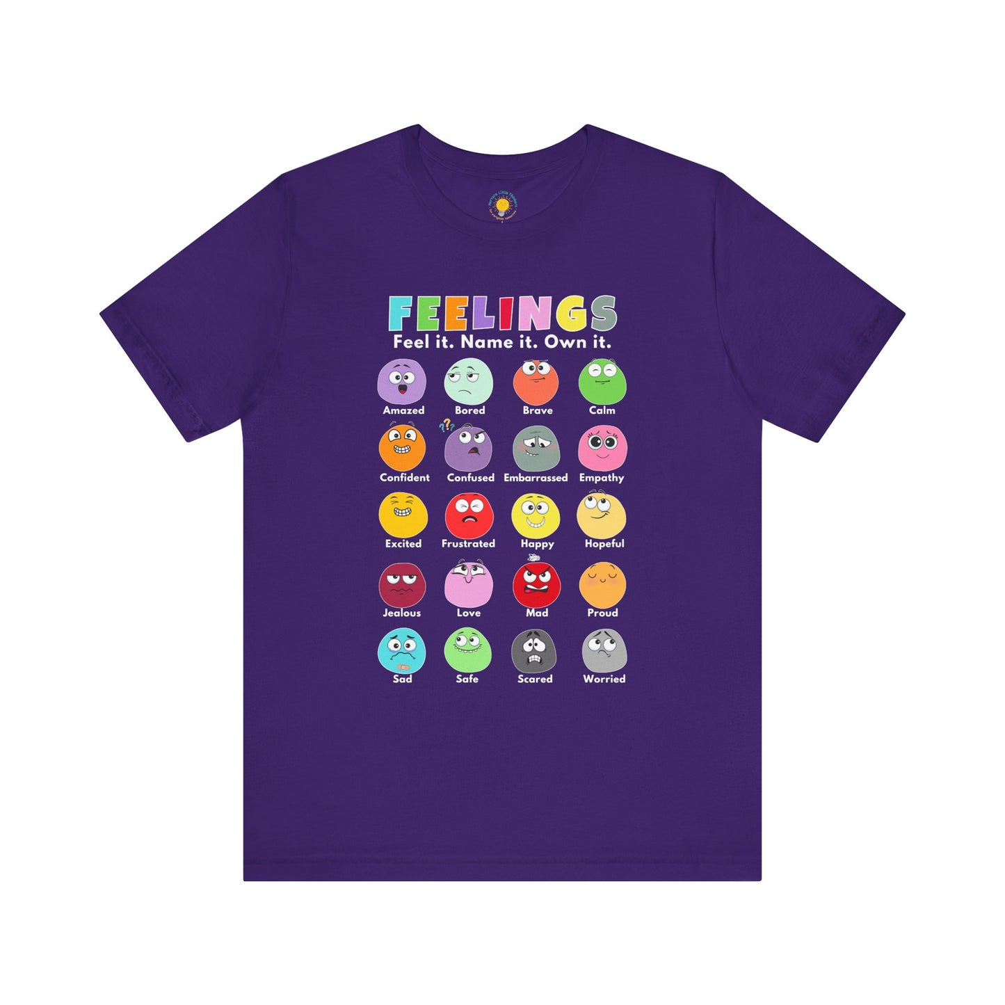 Feelings Chart Unisex Jersey T-Shirt (BC 3001)