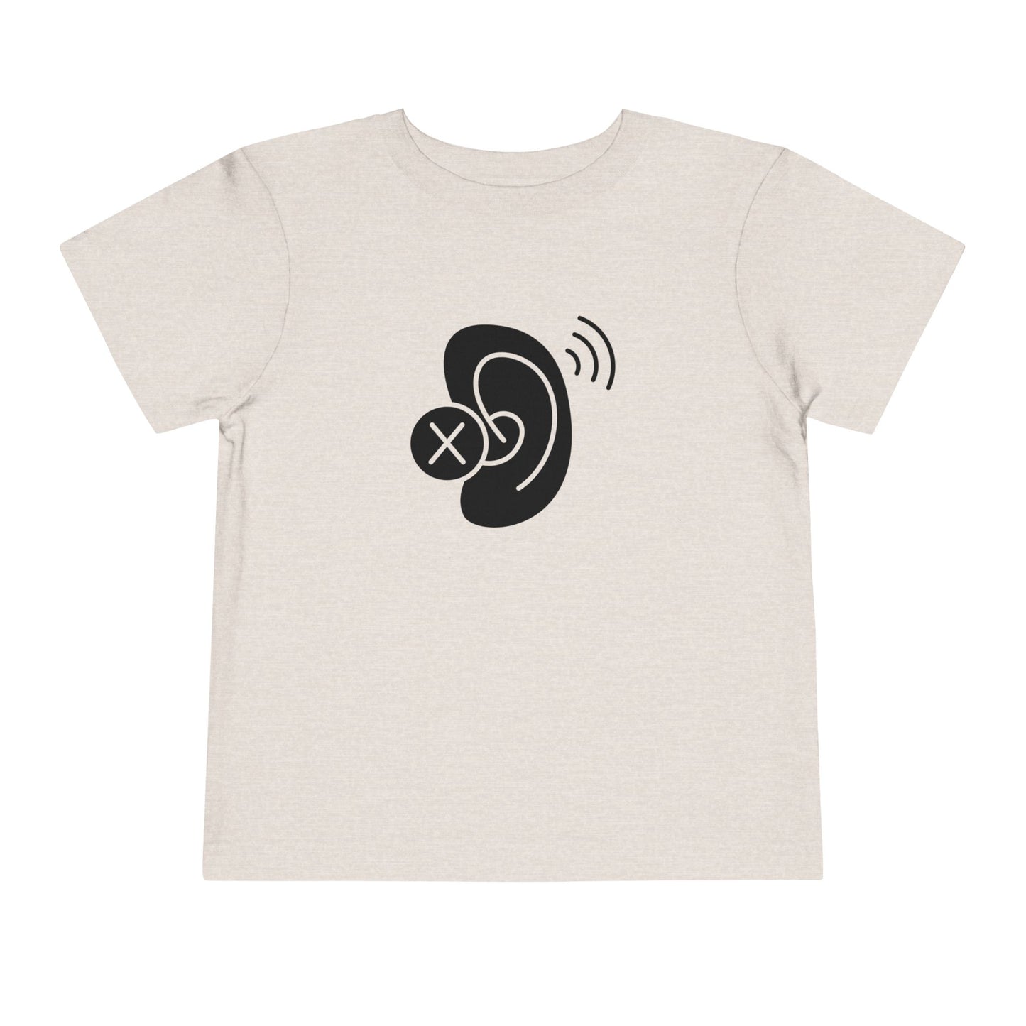 Deaf Ear Toddler T-Shirt (BC3001T)