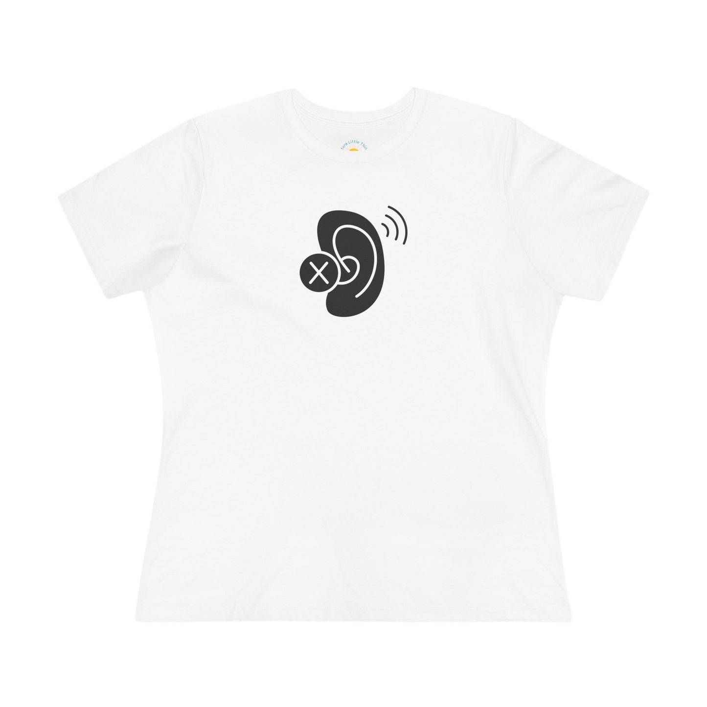 Deaf Ear Women's Jersey T-Shirt (BC6400, Relaxed Fit)