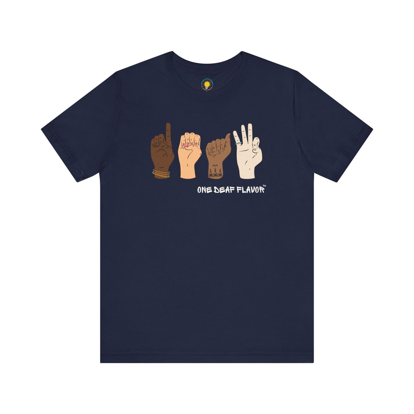 ASL Inclusive DEAF Unisex Jersey Short Sleeve T-Shirt (BC3001)
