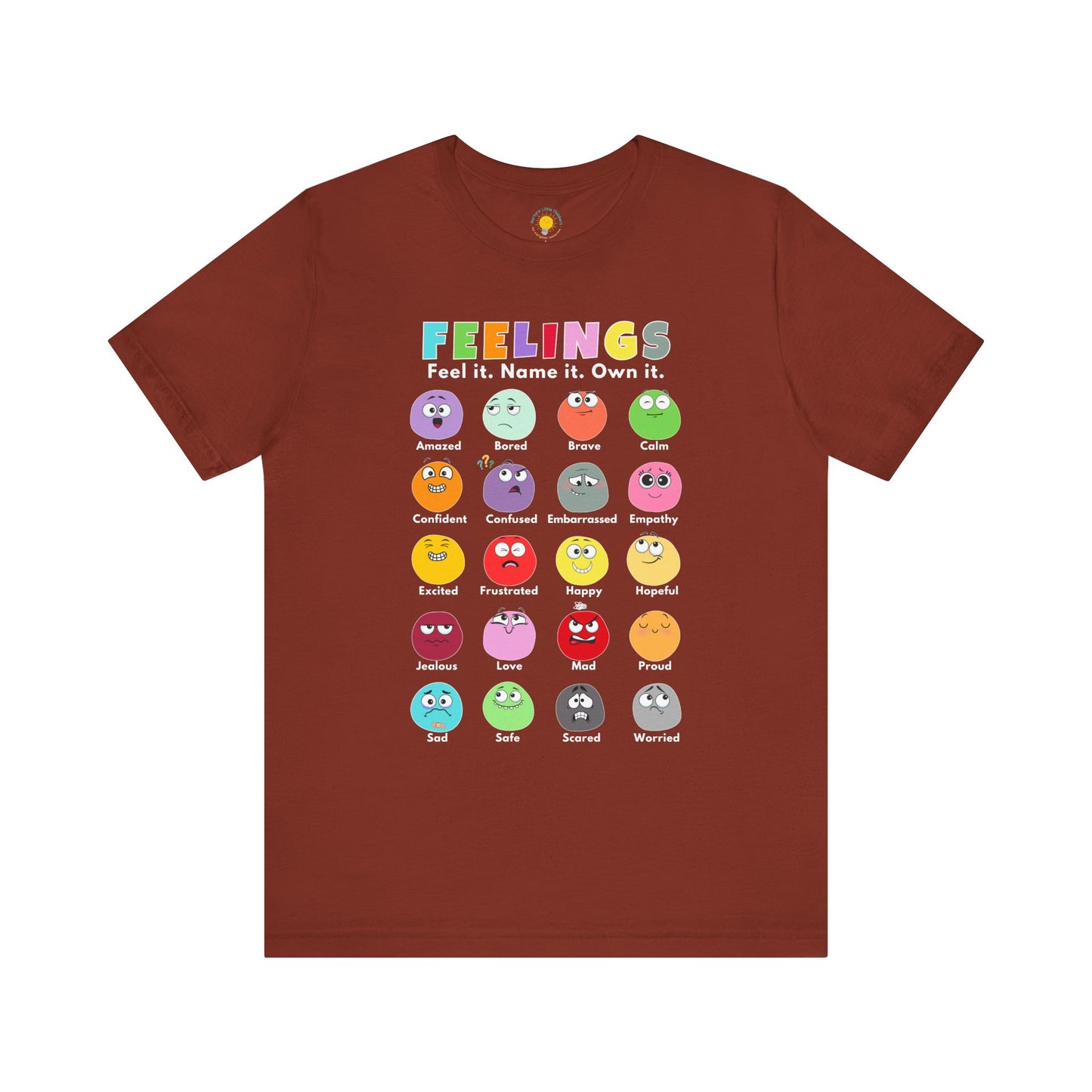 Feelings Chart Unisex Jersey T-Shirt (BC 3001)