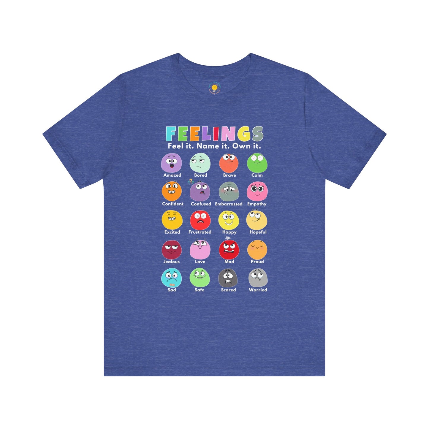 Feelings Chart Unisex Jersey T-Shirt (BC 3001)