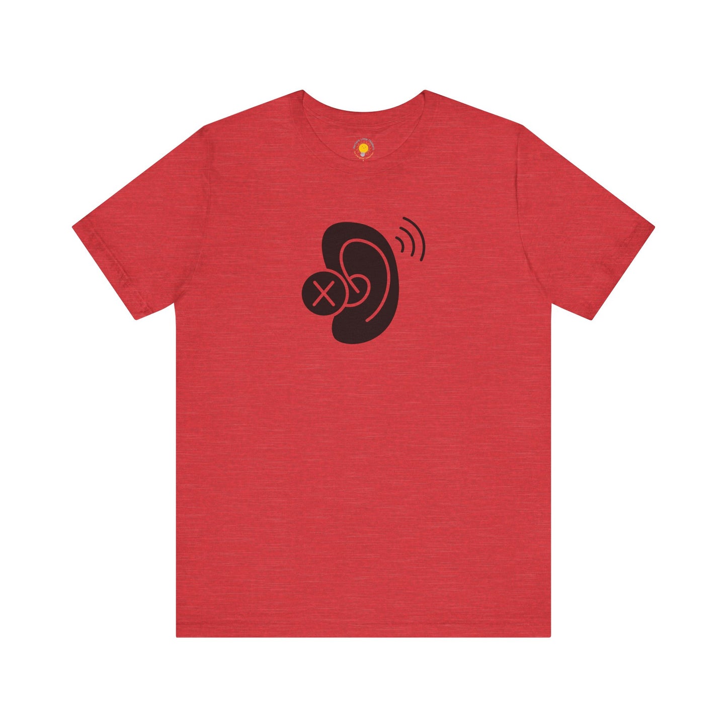 Deaf Ear Unisex Jersey Short Sleeve T-Shirt (BC3001, Heather Colors)