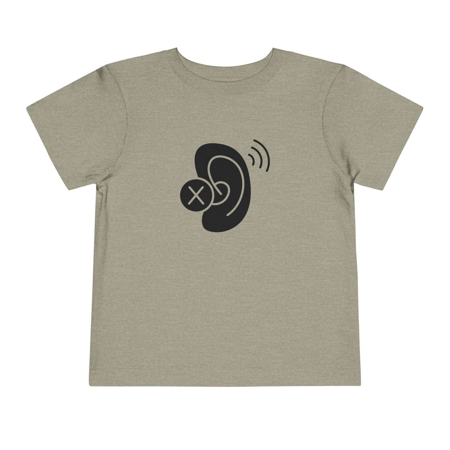Deaf Ear Toddler T-Shirt (BC3001T)