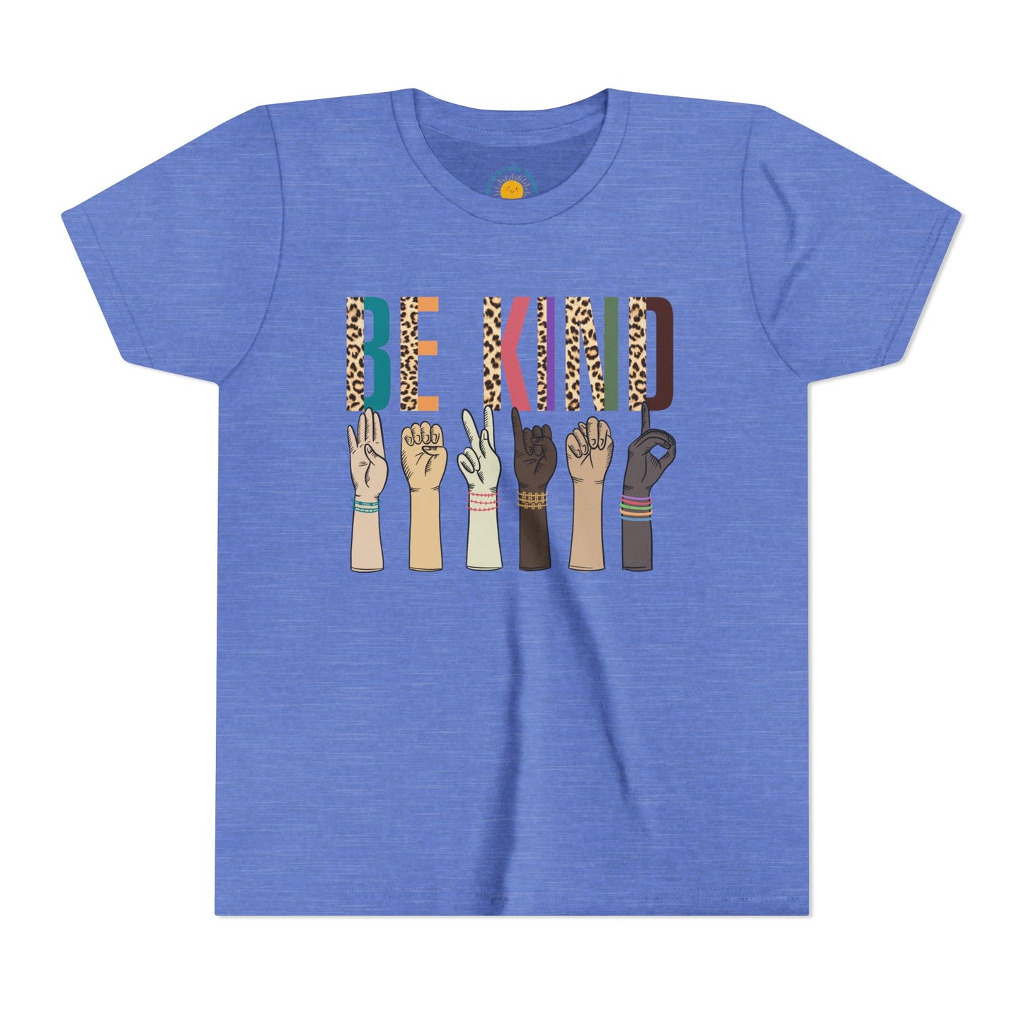 ASL Be Kind Youth T-Shirt (BC3001Y)