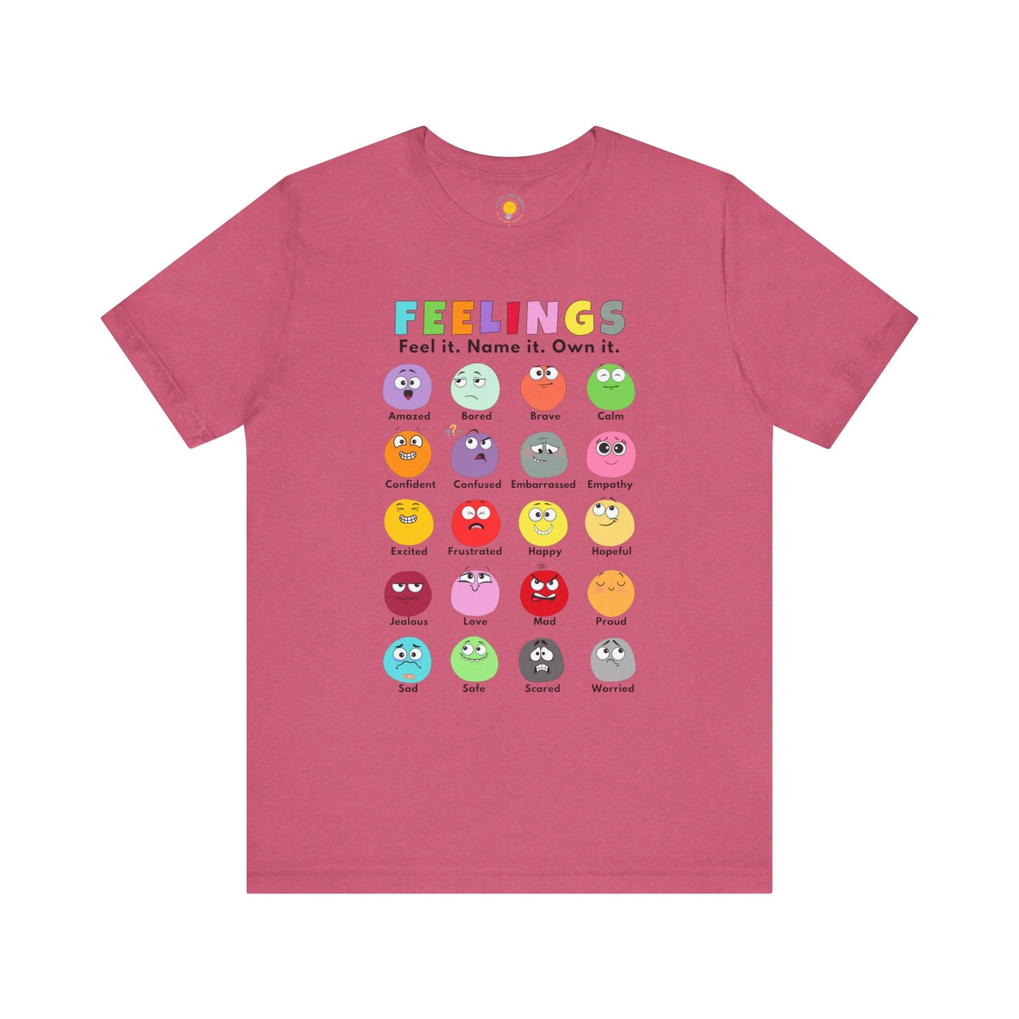 Feelings Chart Unisex Jersey T-Shirt (BC 3001)