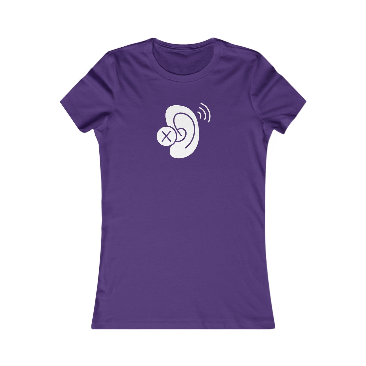Deaf Ear Women's Favorite T-Shirt (BC6004, Slim Fit)