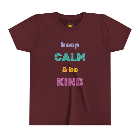 Keep Calm & Be Kind - Youth Short Sleeve Tee