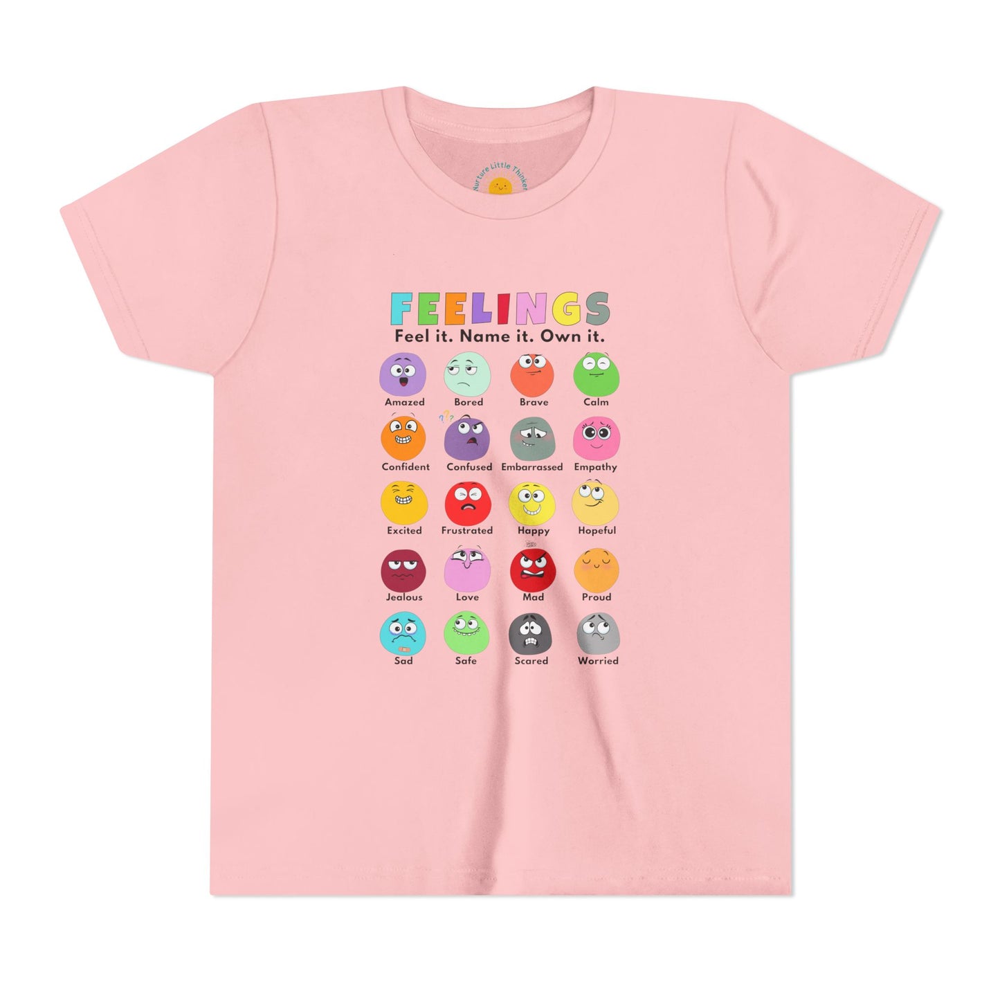 Feelings Chart Youth T-Shirt (BC3001Y)