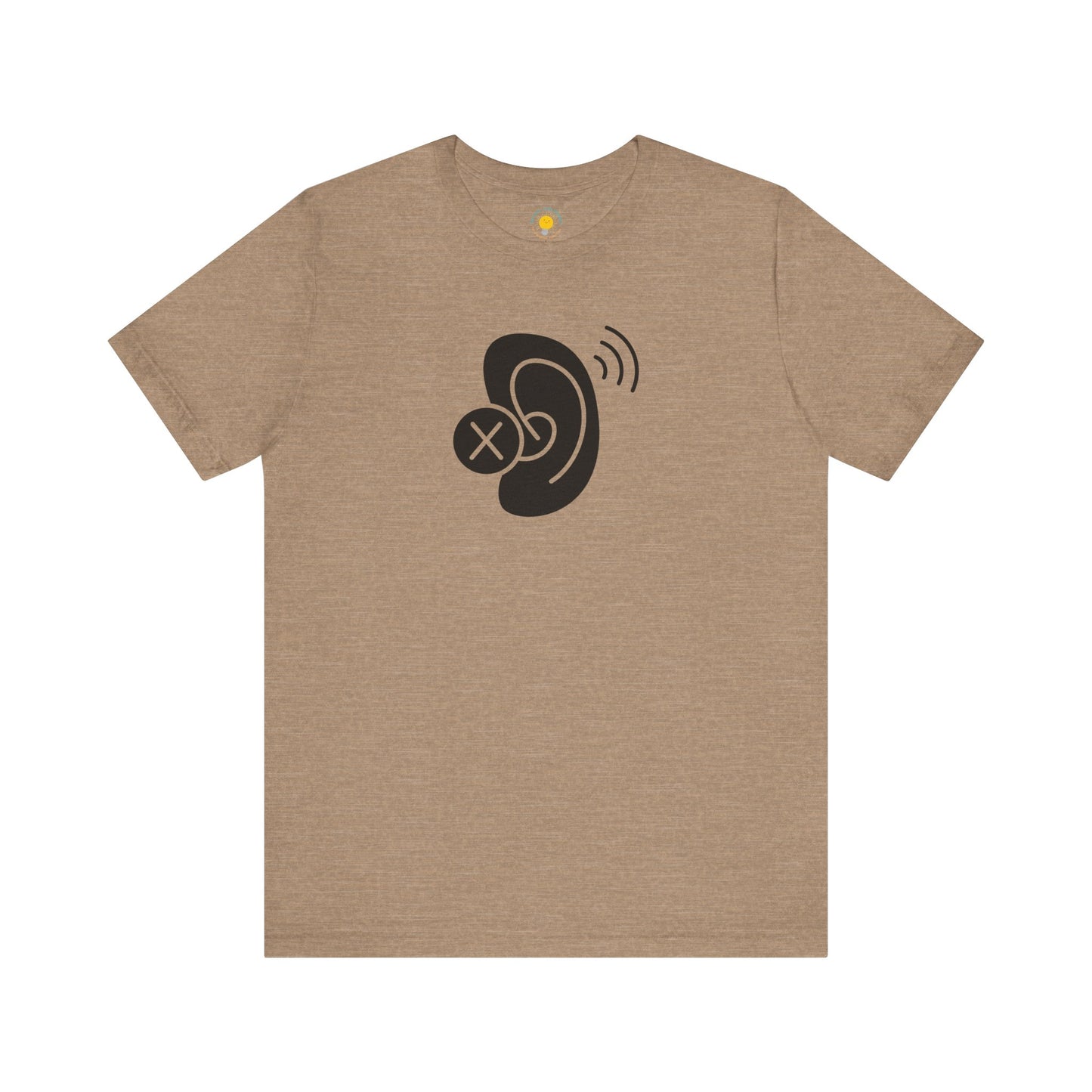 Deaf Ear Unisex Jersey Short Sleeve T-Shirt (BC3001, Heather Colors)
