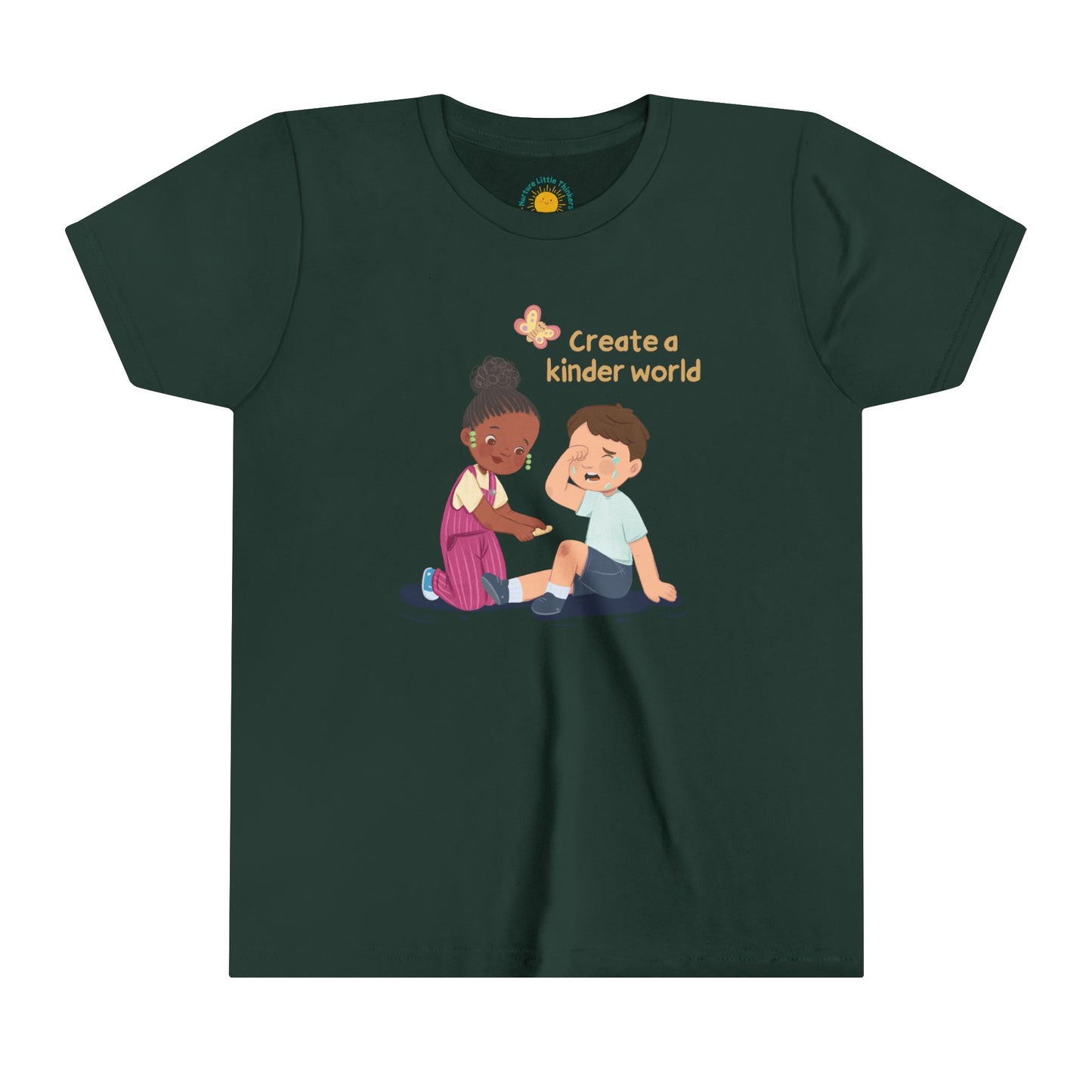 Create A Kinder World - Youth Short Sleeve Tee